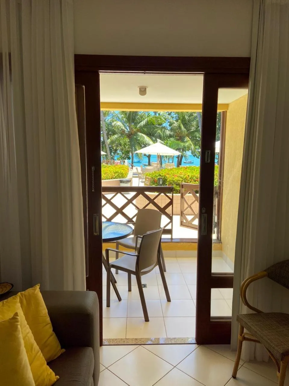 Sea view in Apartamento Enseada Praia do Forte