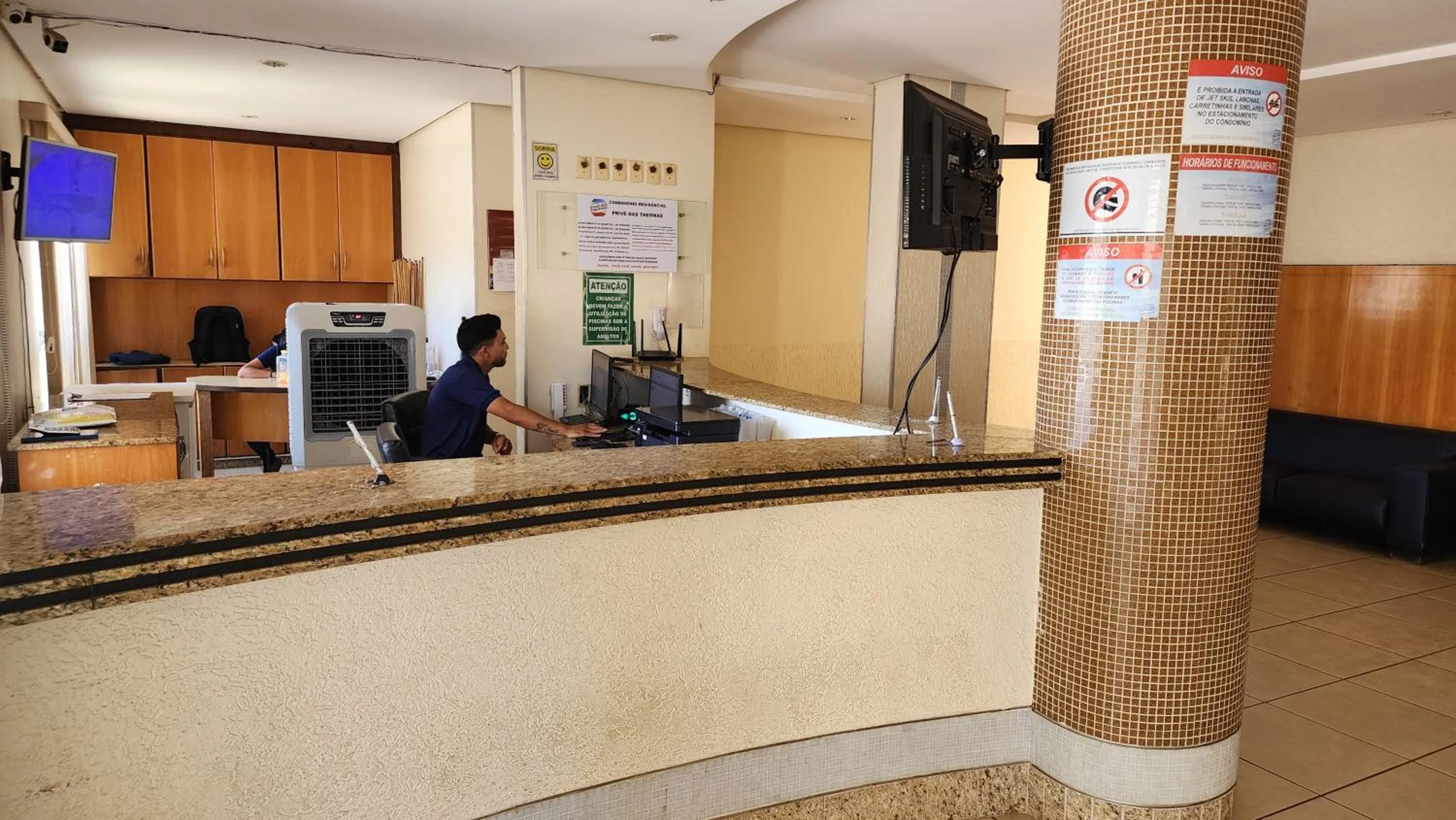 Lobby or reception in Prive das Thermas - 301B