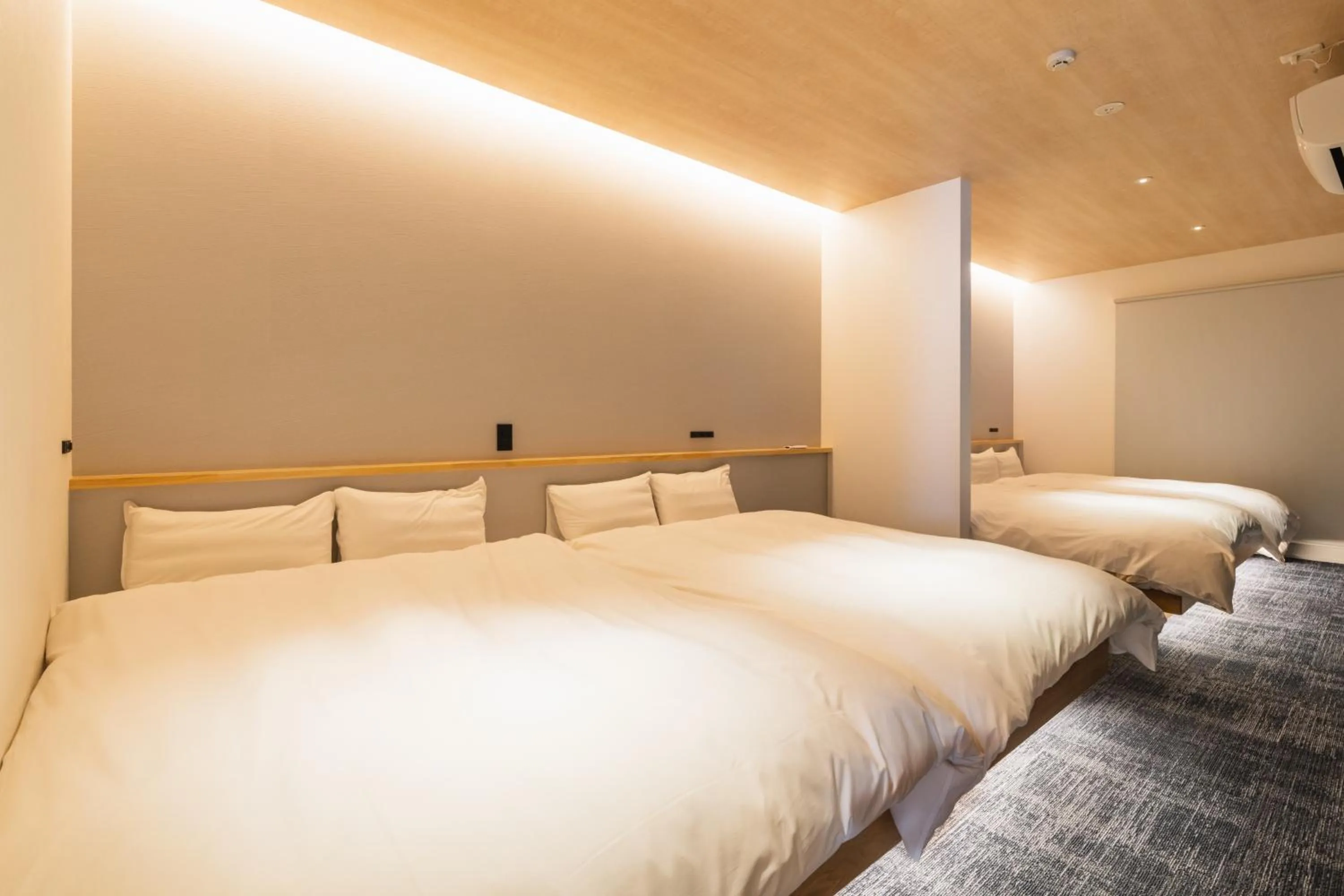 Bedroom, Bed in J-STAY Beppu indigo