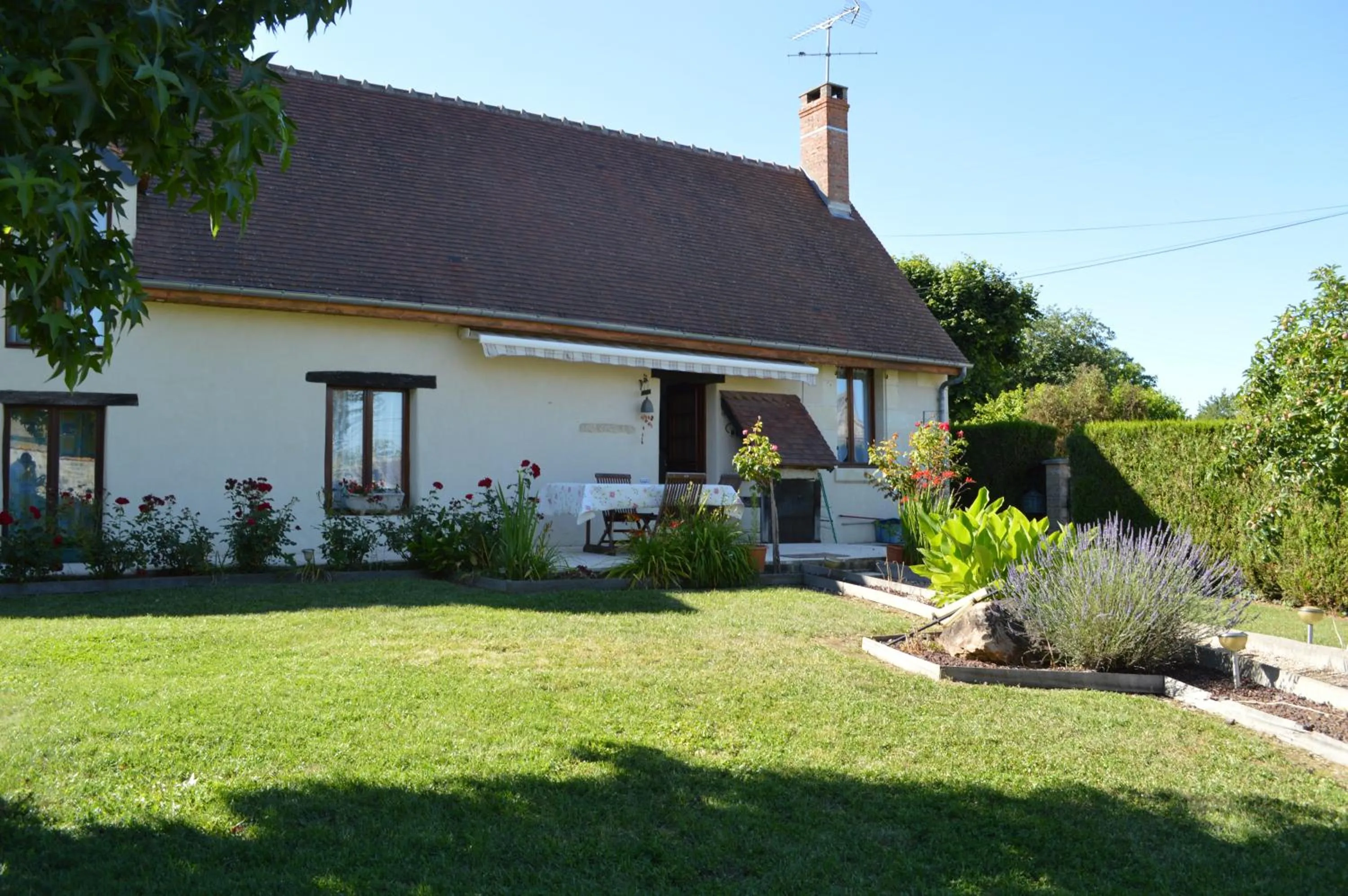 Garden view in Les GITES DE LA CHAPINIERE