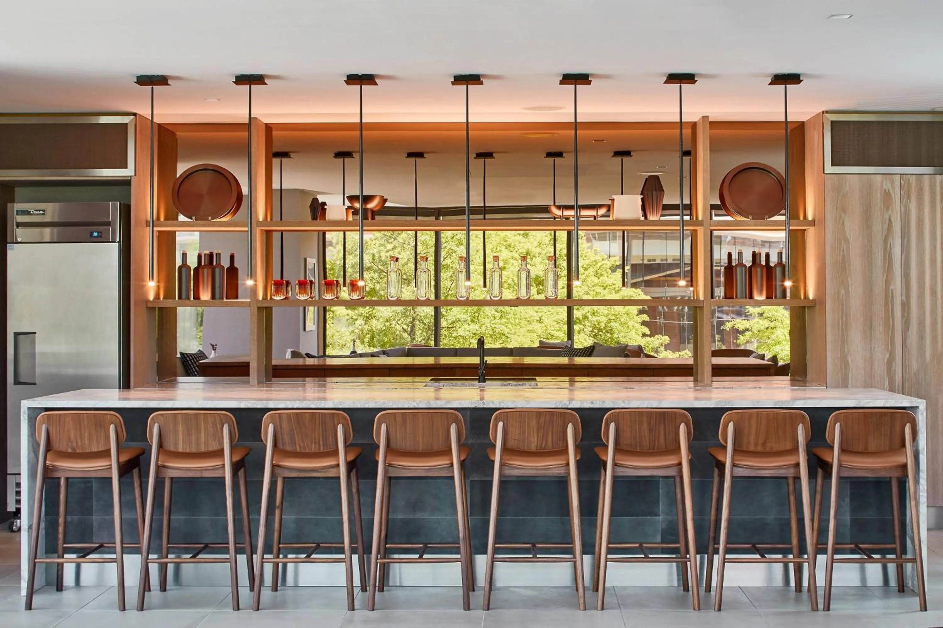 Lounge or bar in AC Hotel by Marriott Greenville