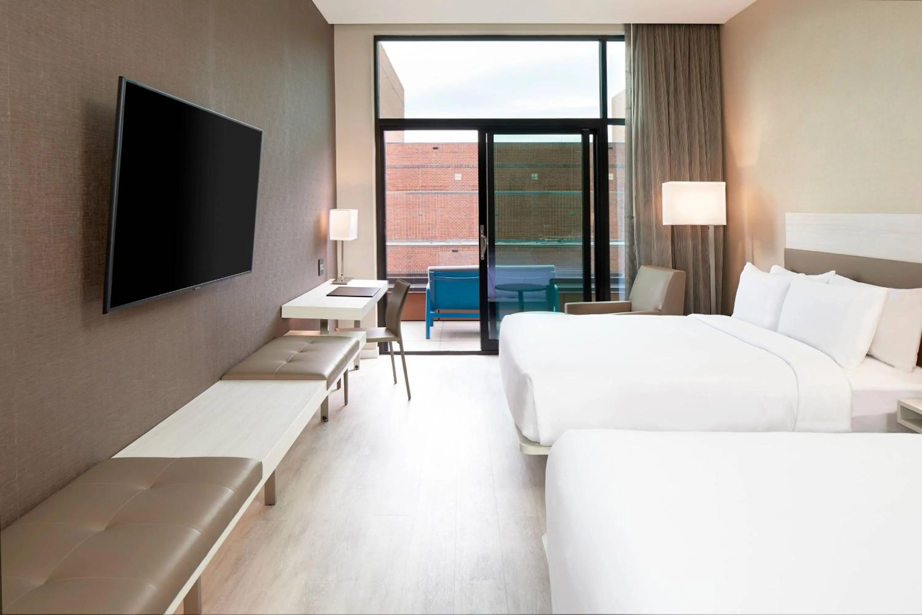 Photo of the whole room, Bed in AC Hotel by Marriott Greenville