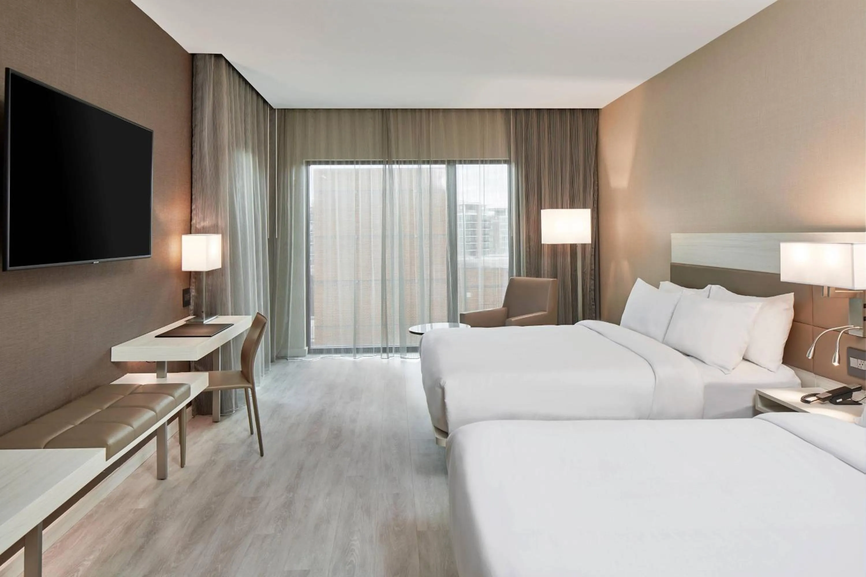 Photo of the whole room, Bed in AC Hotel by Marriott Greenville