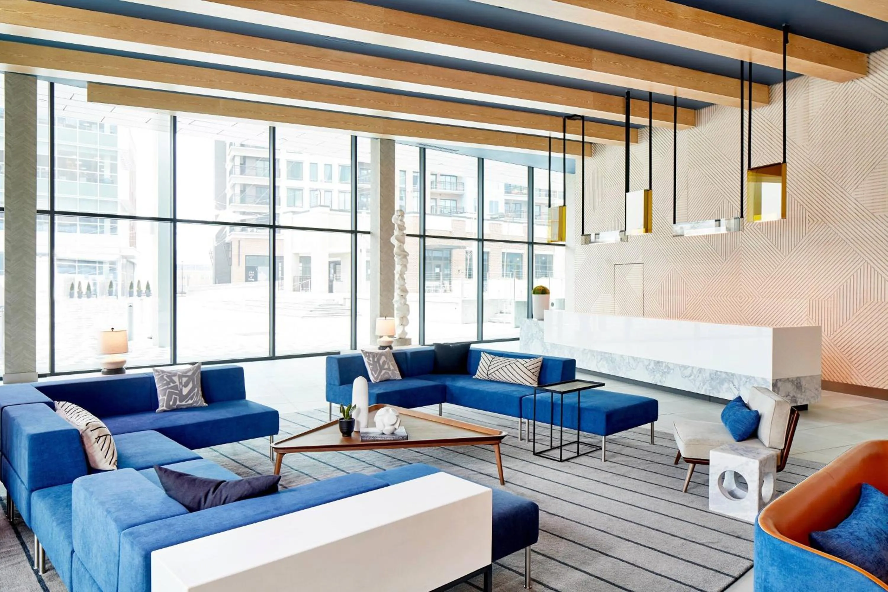 Lobby or reception in AC Hotel by Marriott Greenville