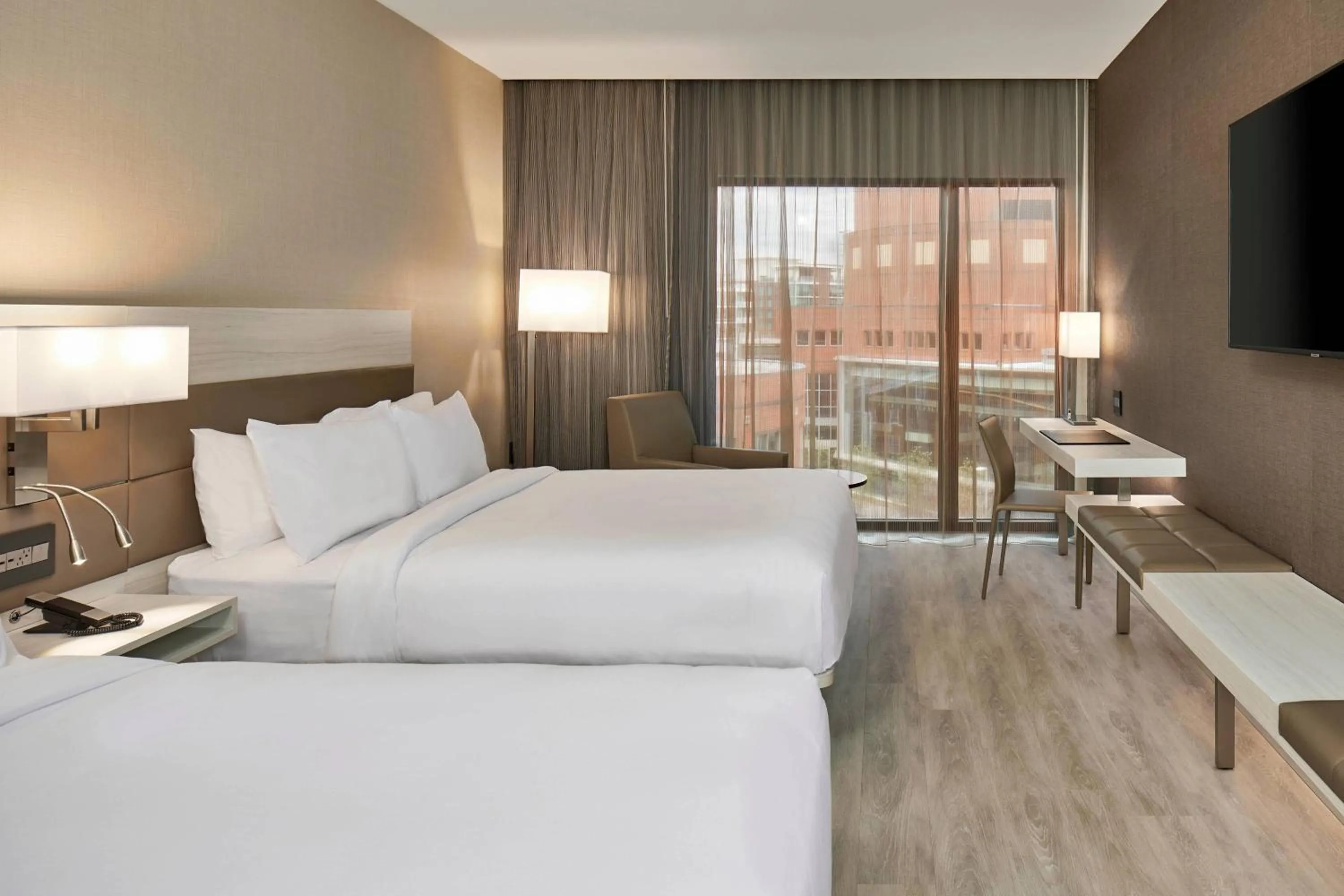 Photo of the whole room, Bed in AC Hotel by Marriott Greenville