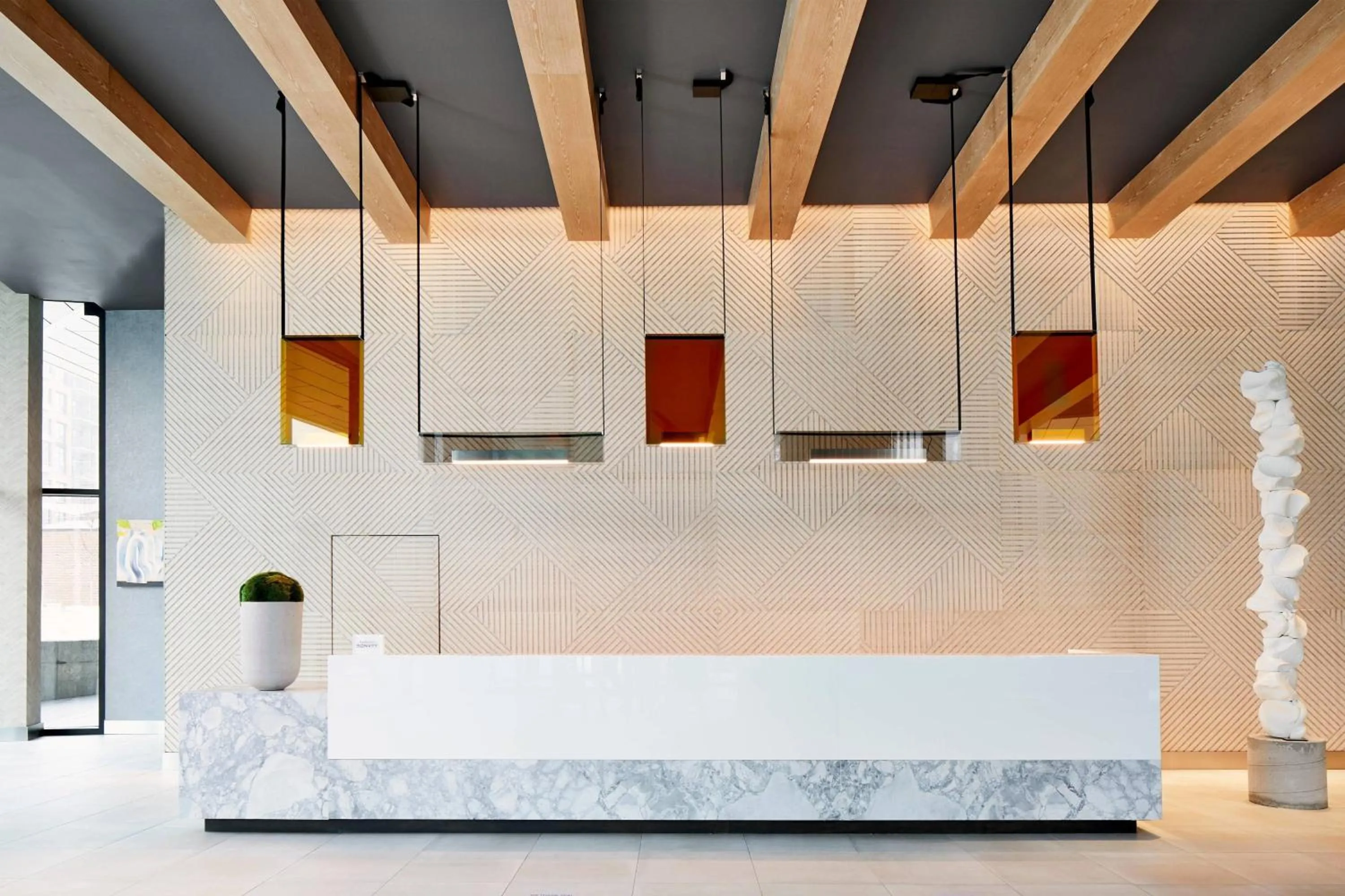 Lobby or reception in AC Hotel by Marriott Greenville