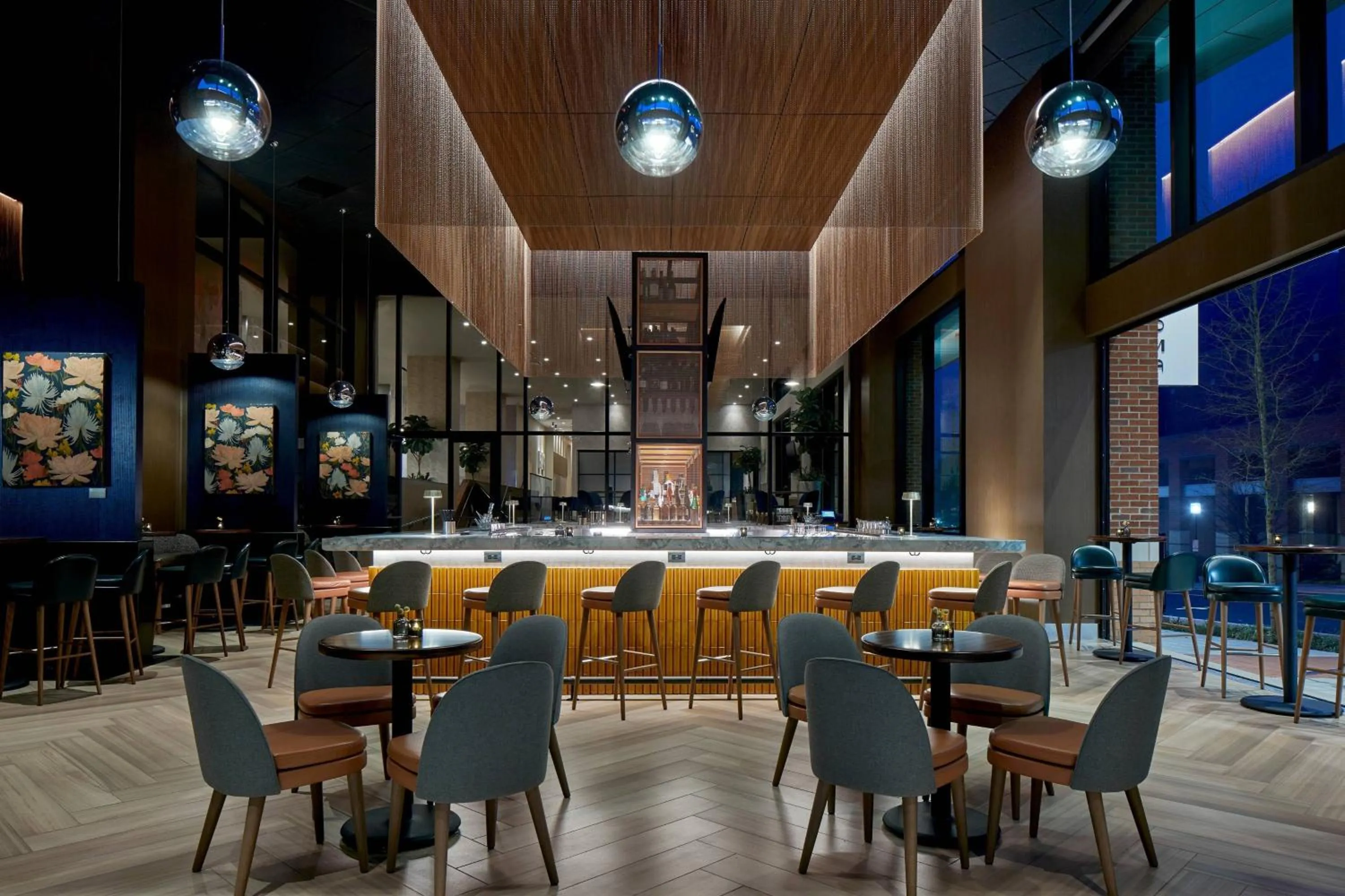 Lounge or bar in AC Hotel by Marriott Greenville