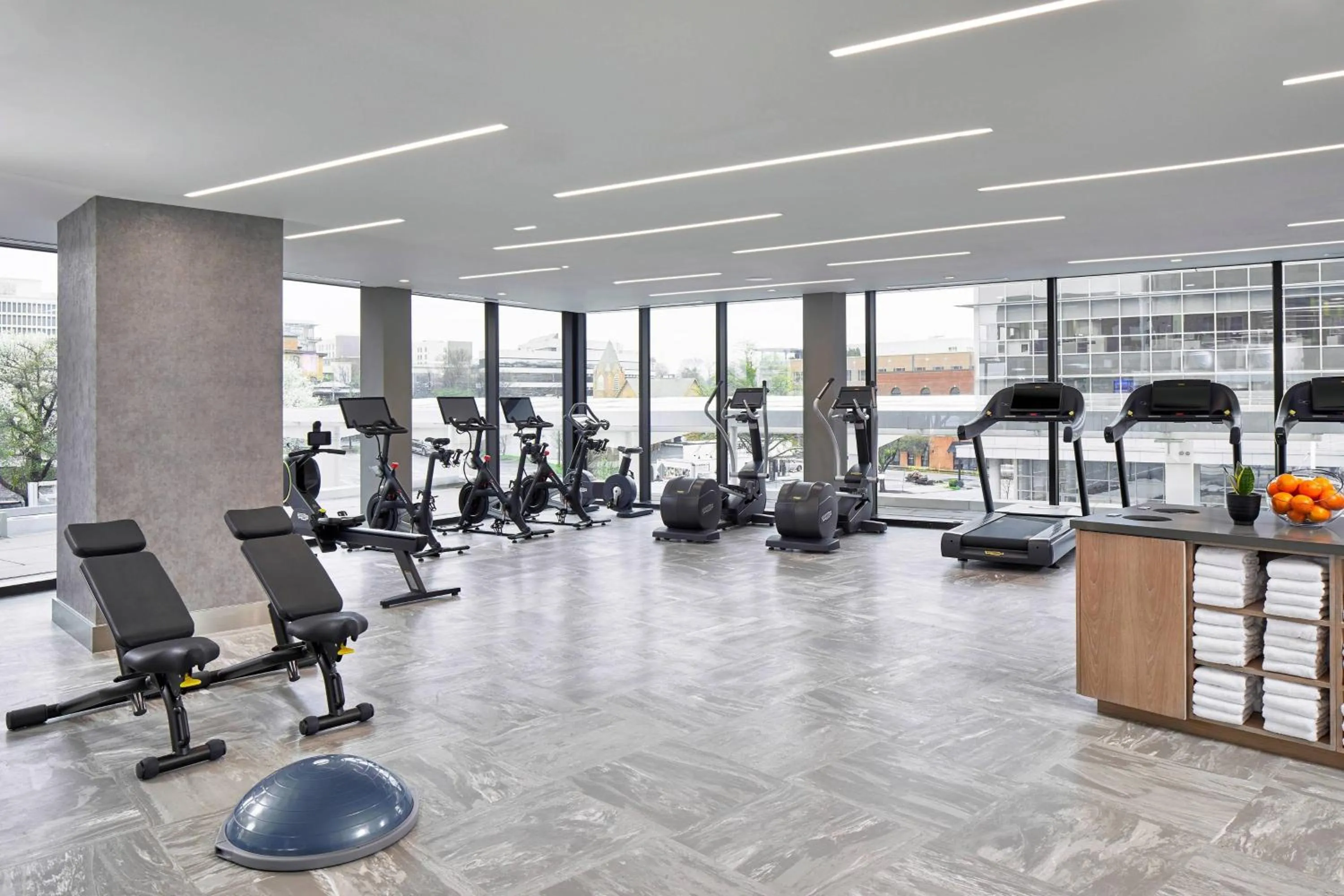 Fitness centre/facilities in AC Hotel by Marriott Greenville