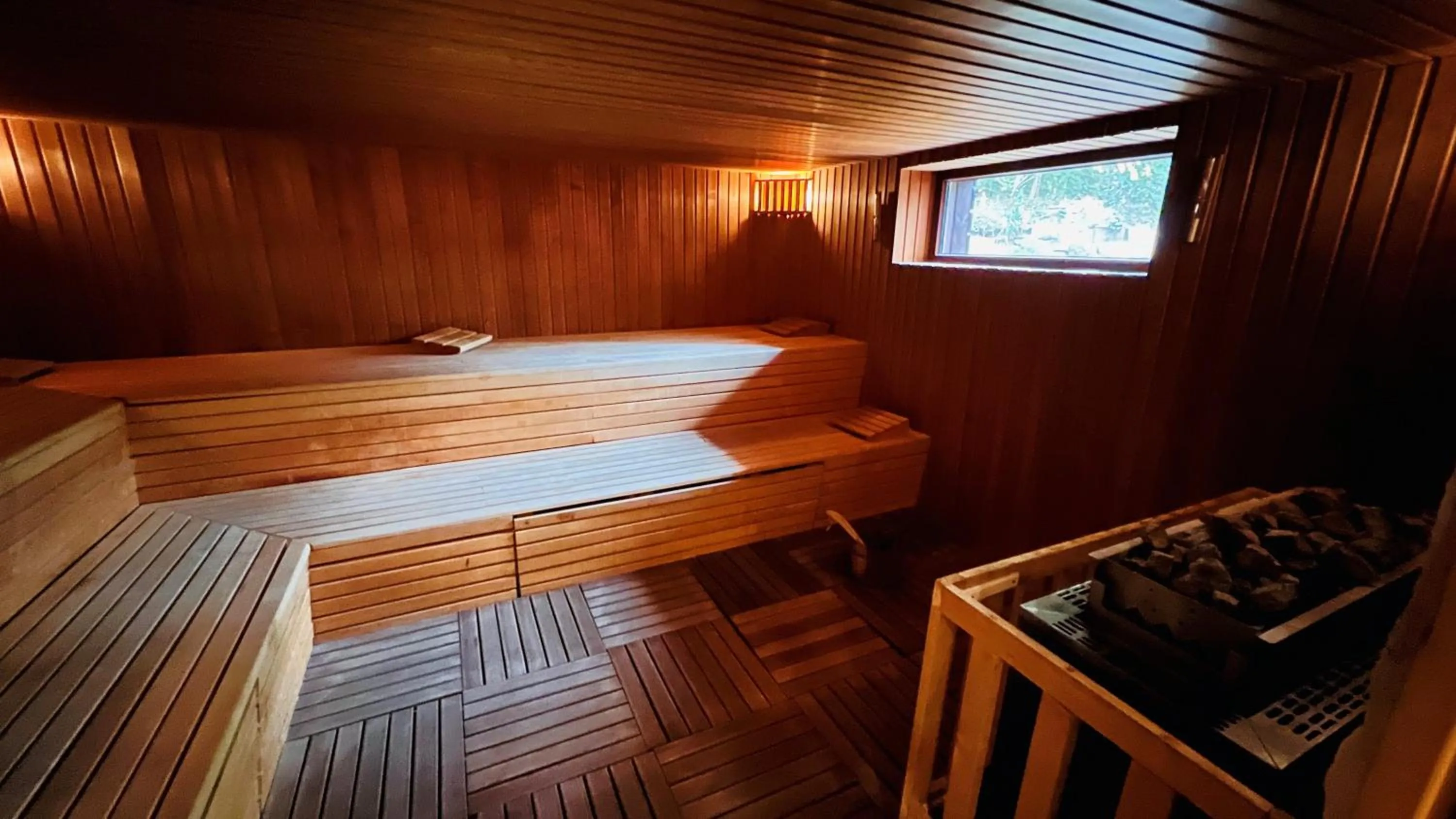 Sauna, Bed in Residenz Seehotel Berlin Brandenburg