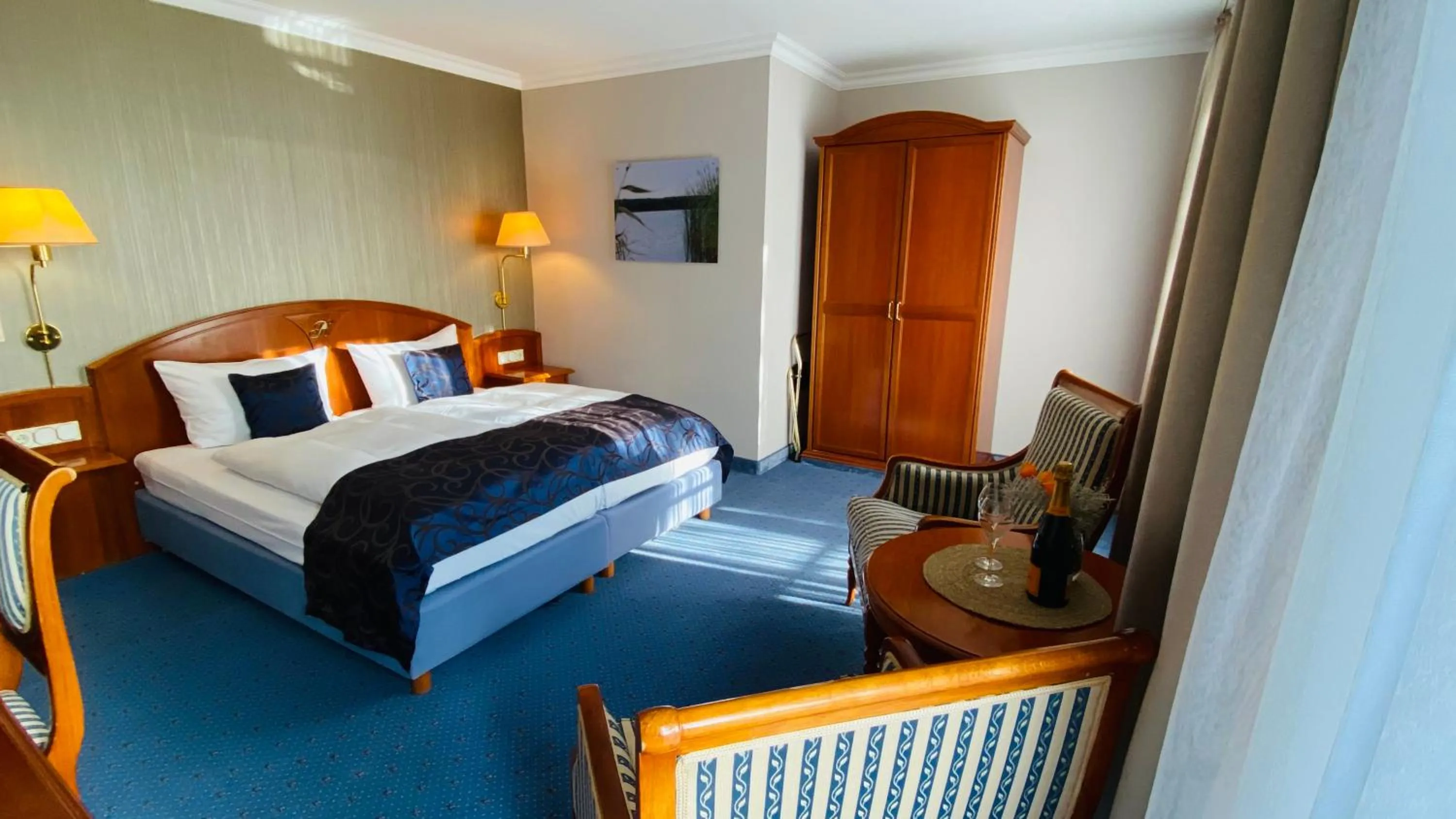 Bed in Residenz Seehotel Berlin Brandenburg