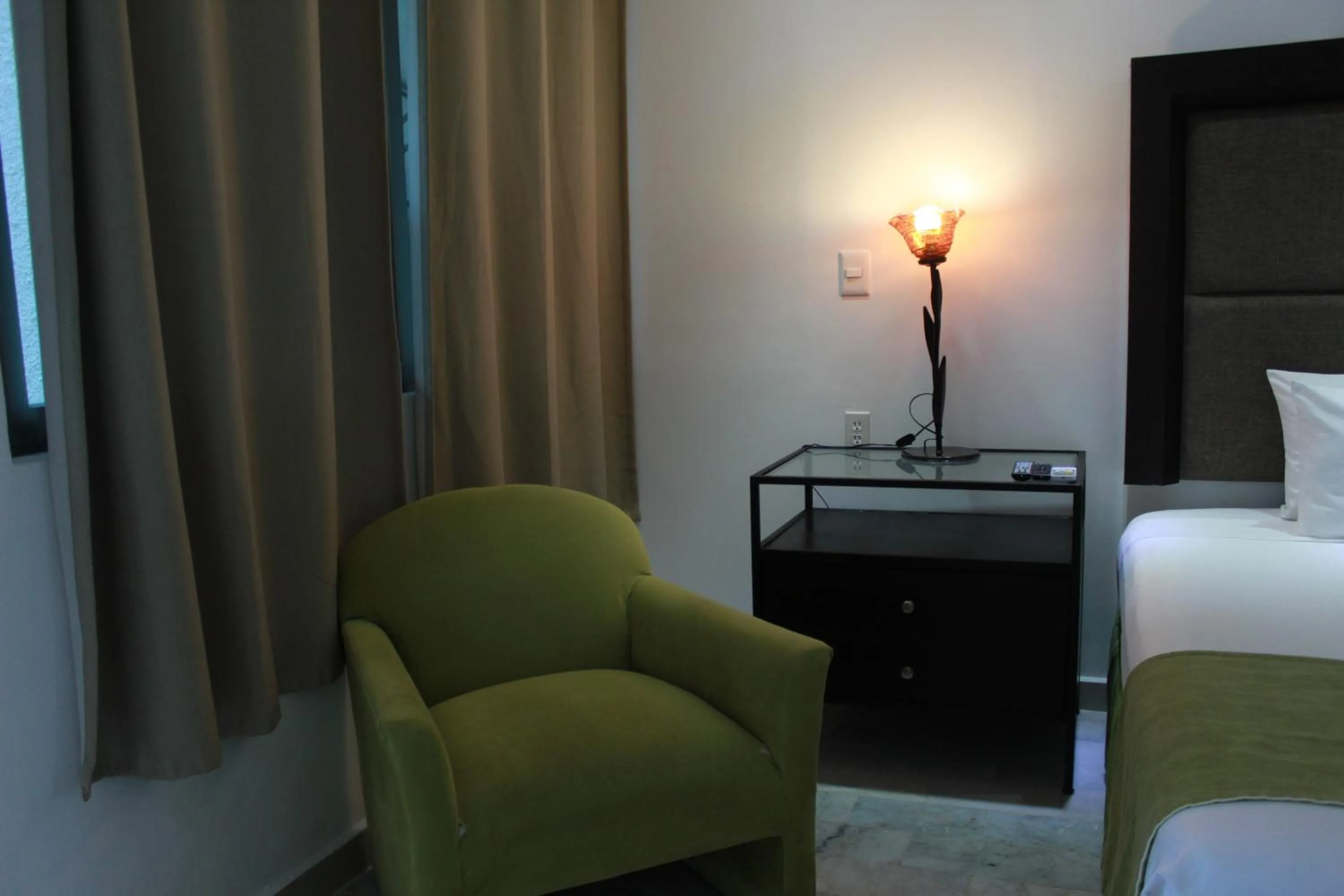 hair dresser, Bed in Hotel Green 16