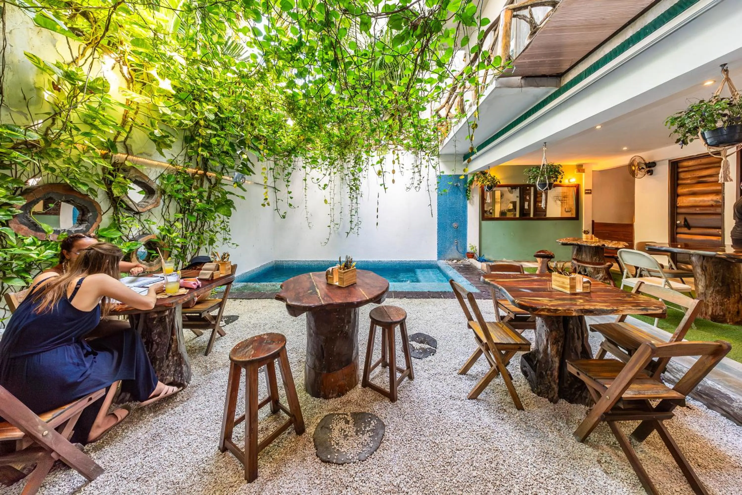 Patio in The Green Village Boutique Hotel