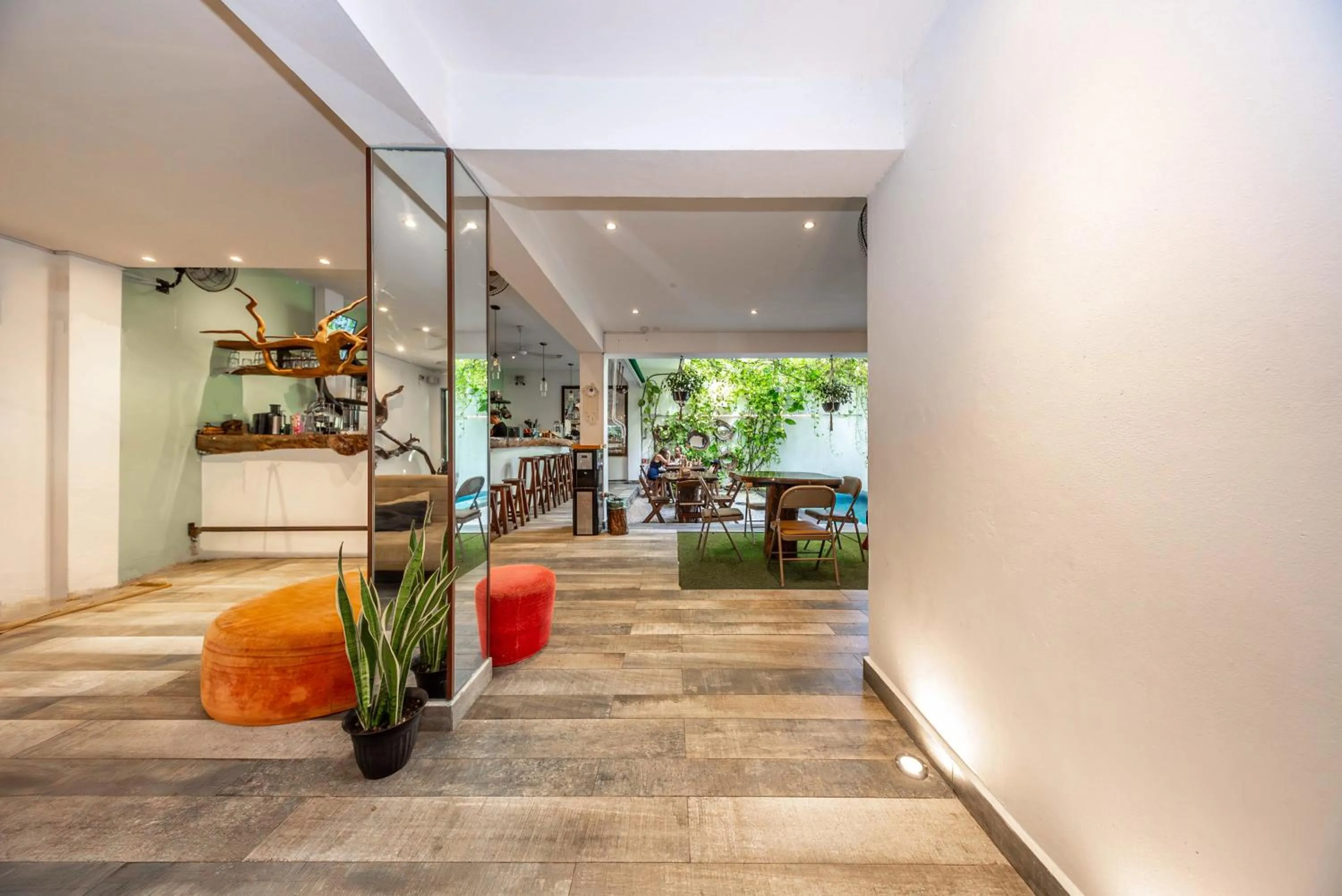 Patio in The Green Village Boutique Hotel