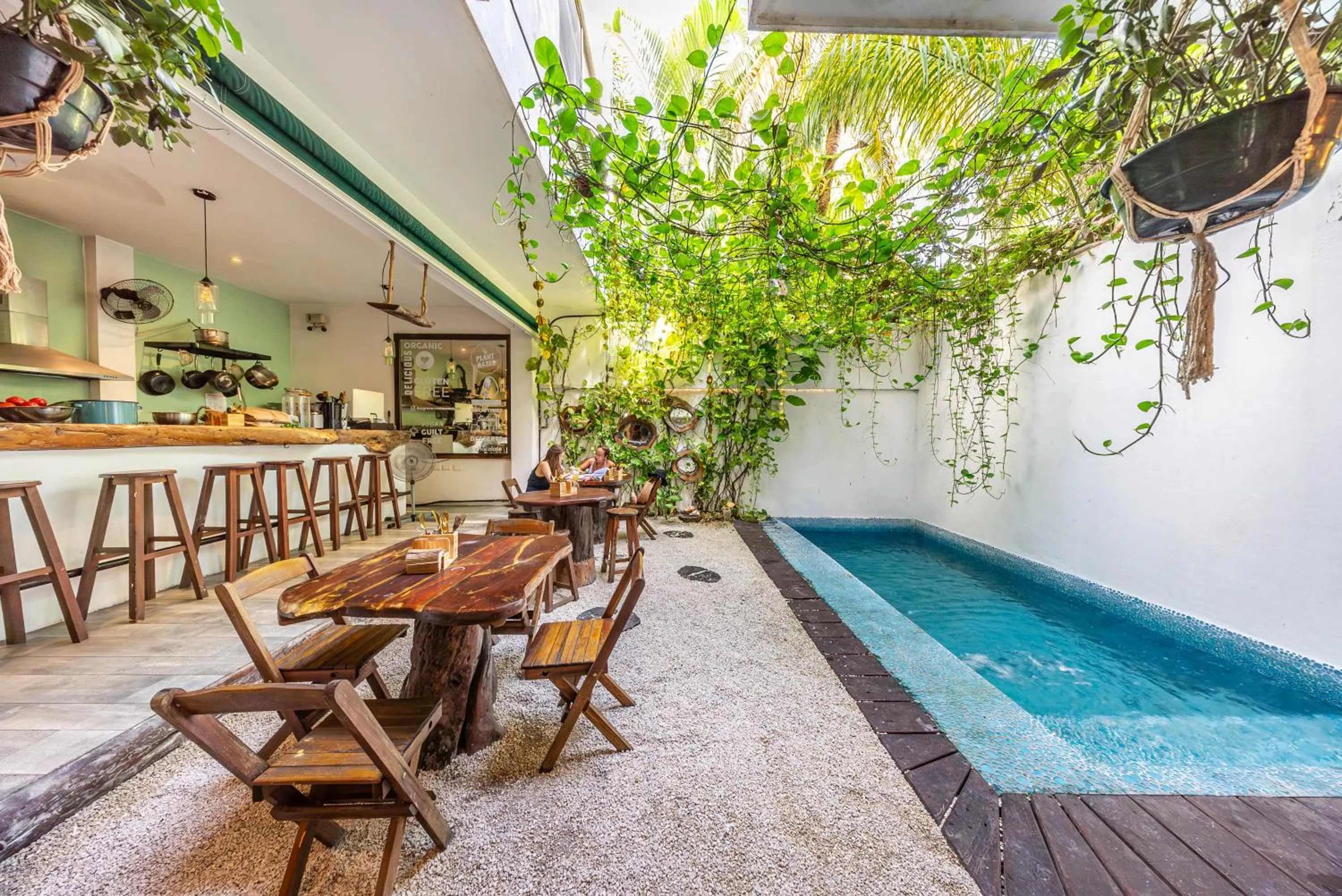 Patio in The Green Village Boutique Hotel