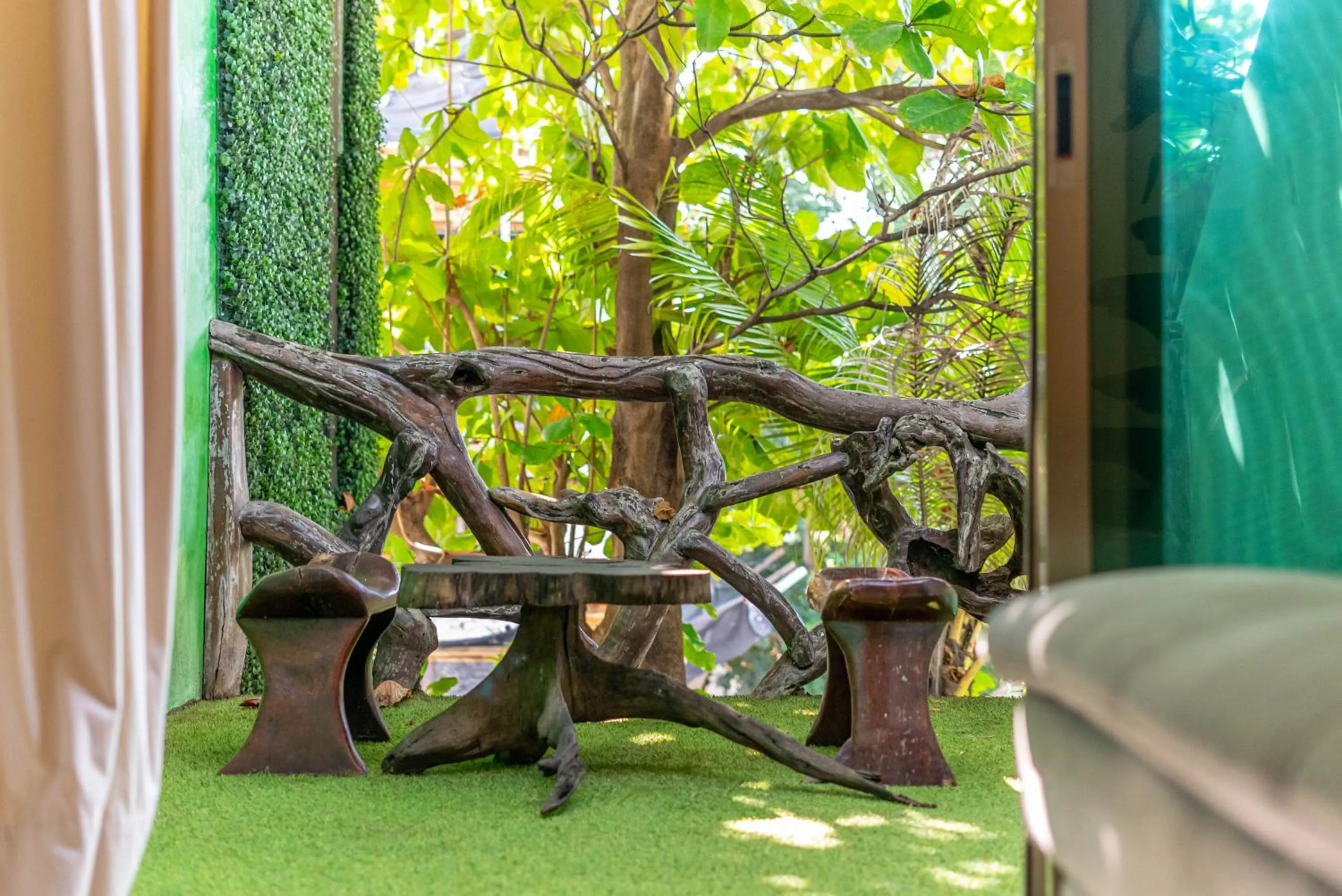 Balcony/Terrace in The Green Village Boutique Hotel