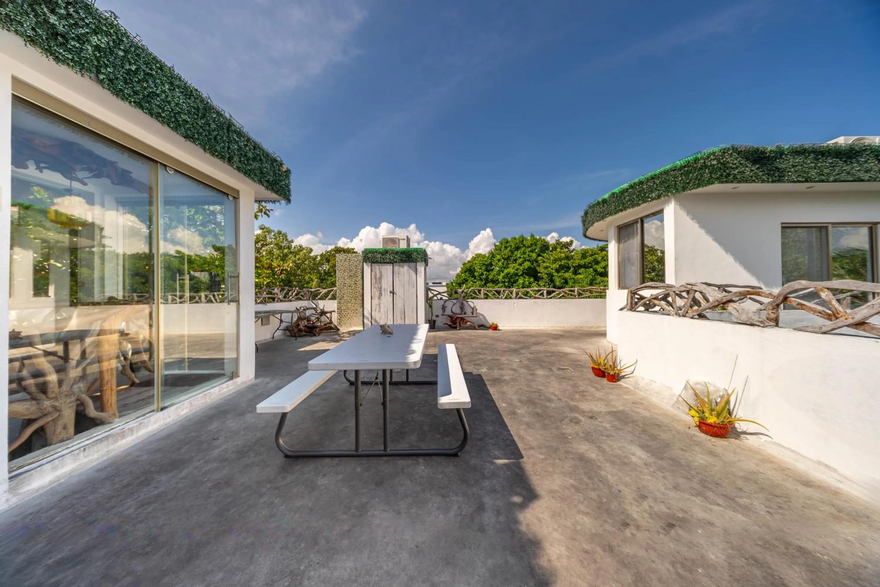 Balcony/Terrace in The Green Village Boutique Hotel