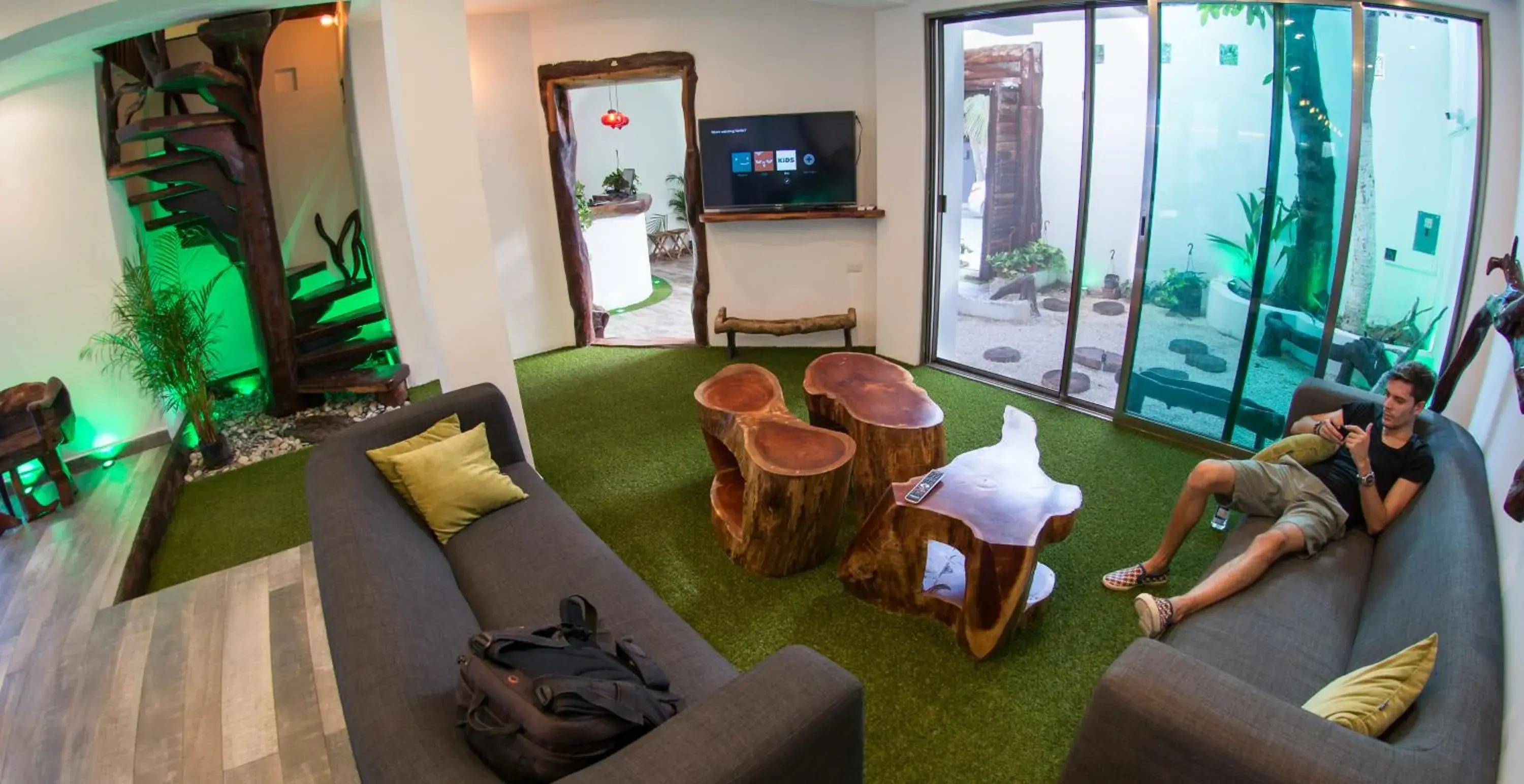 Living room in The Green Village Boutique Hotel Living room in The Green Village Boutique Hotel