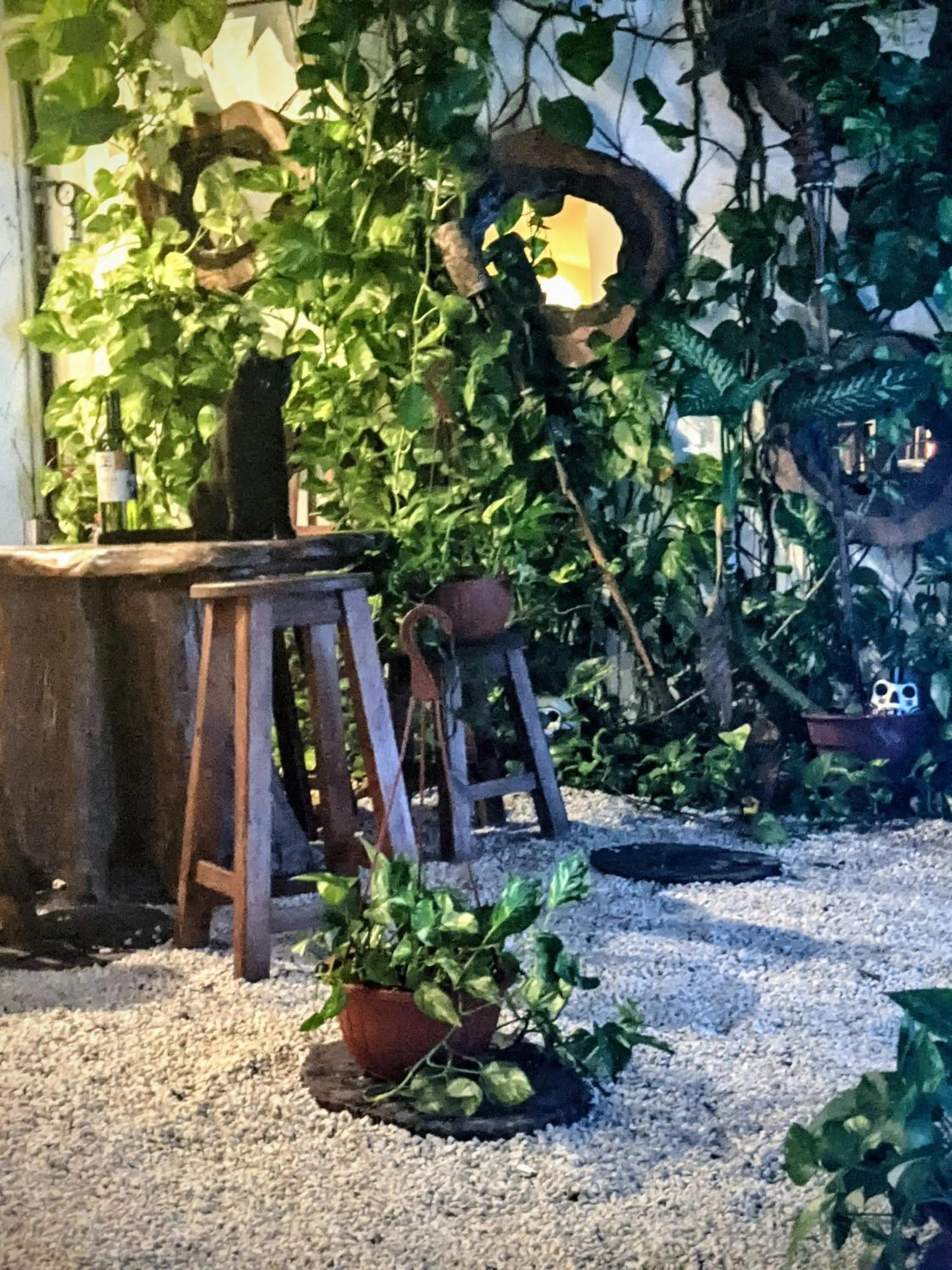 Patio in The Green Village Boutique Hotel