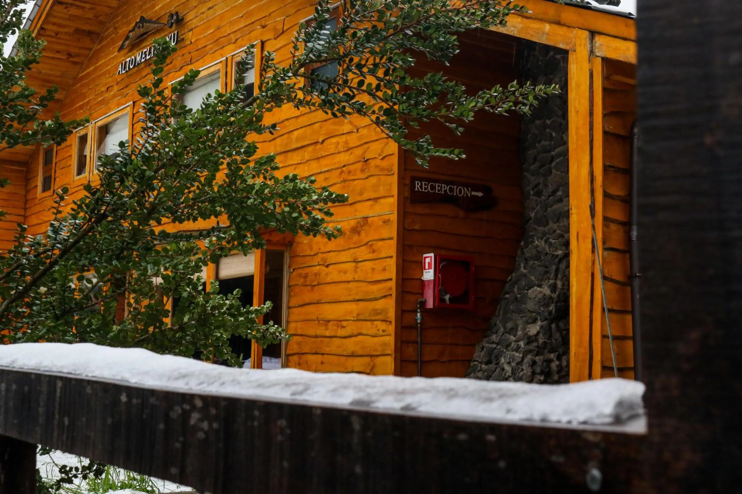 Facade/entrance in Alto Melimoyu Hotel & Patagonia