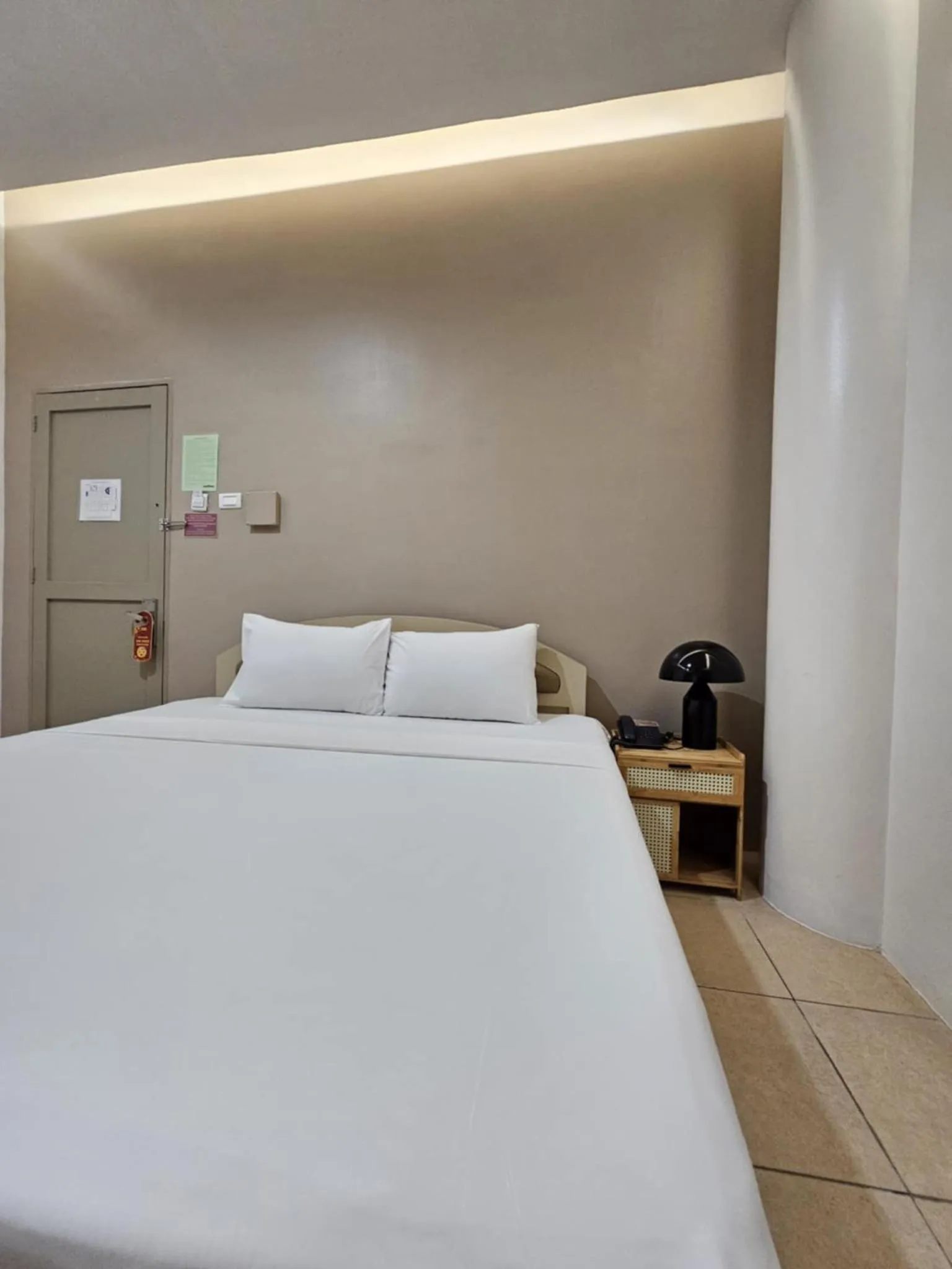 Bed in Hotel Nicanor