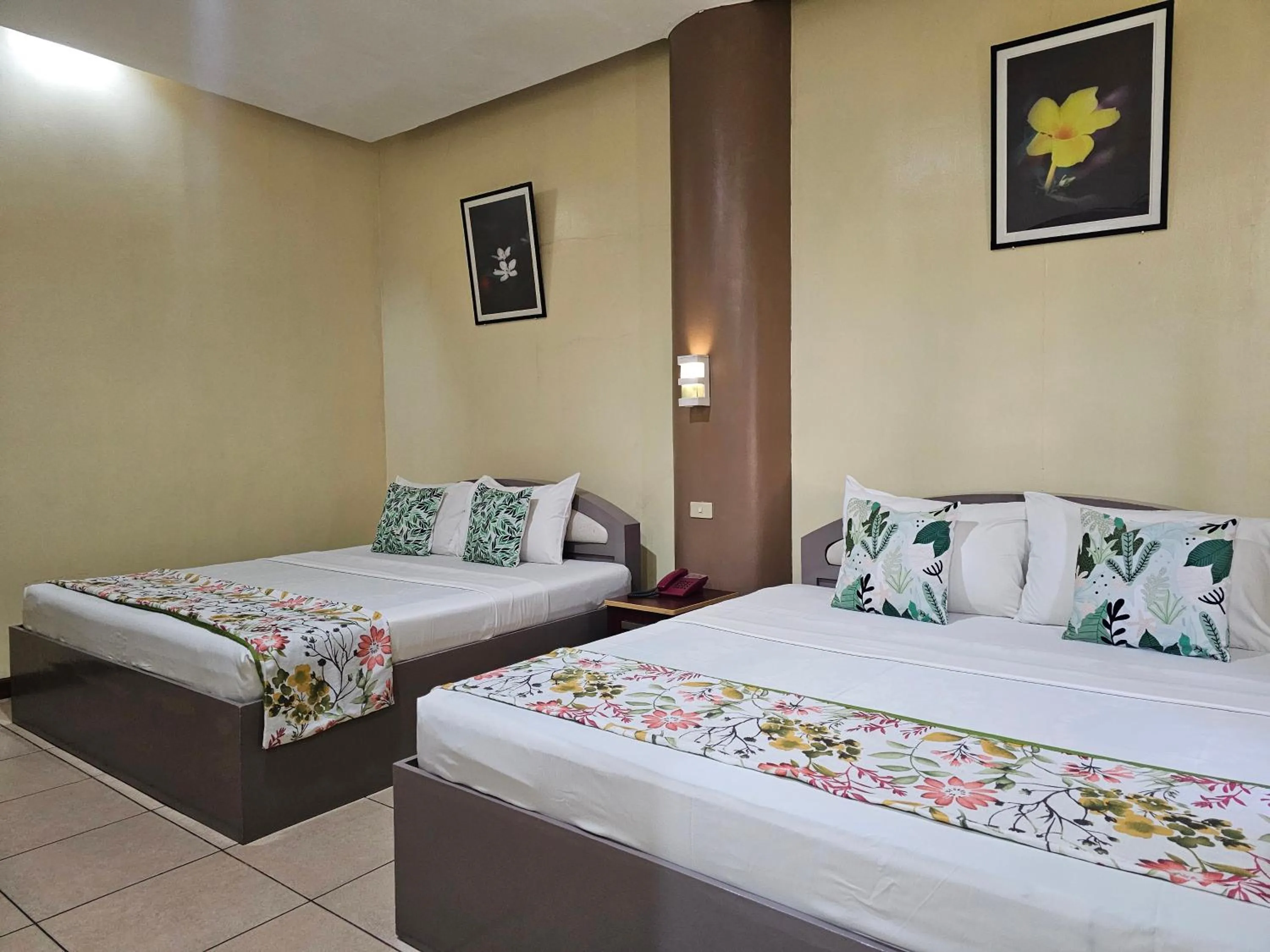 Bed in Hotel Nicanor