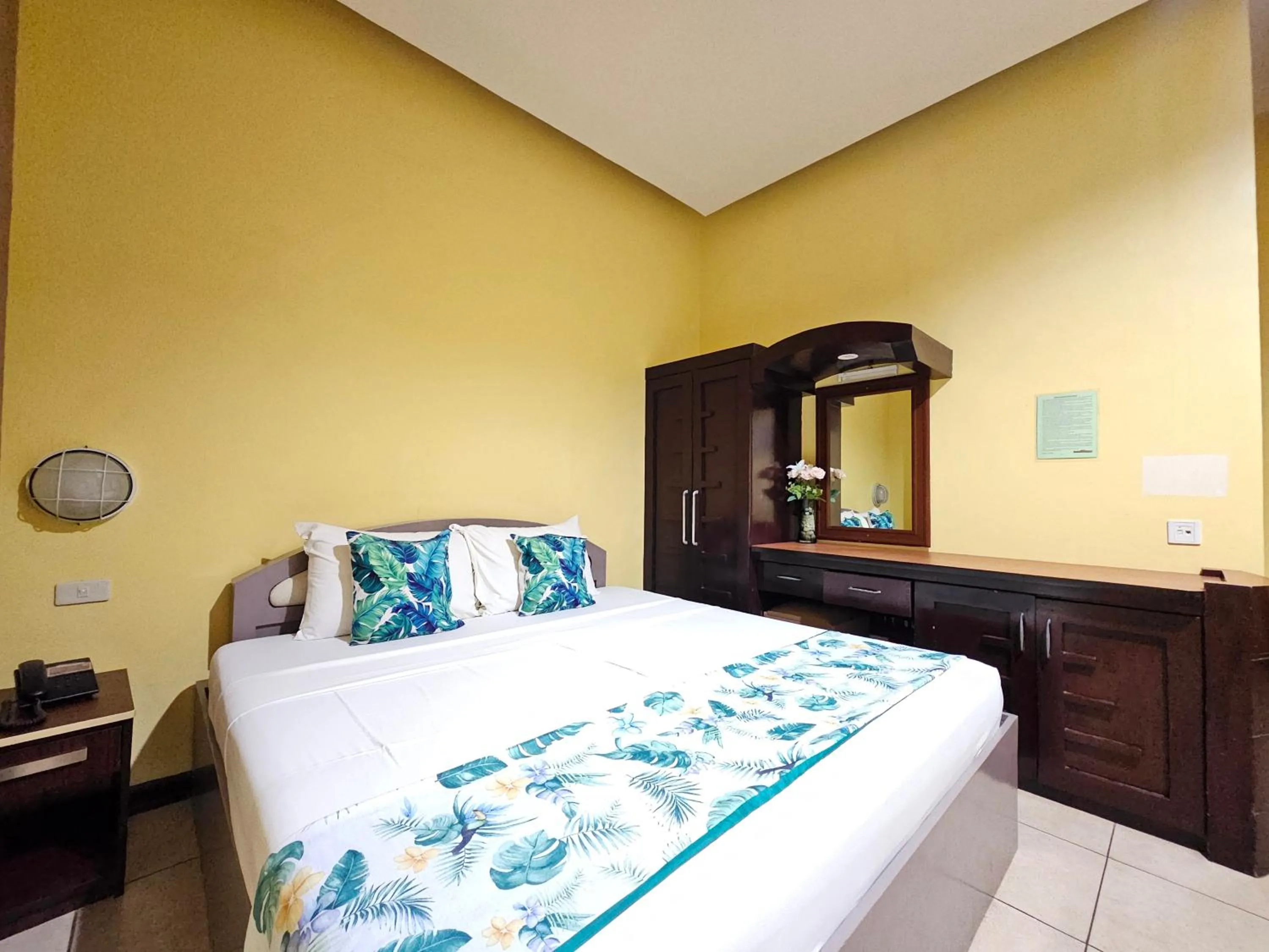 Bed in Hotel Nicanor