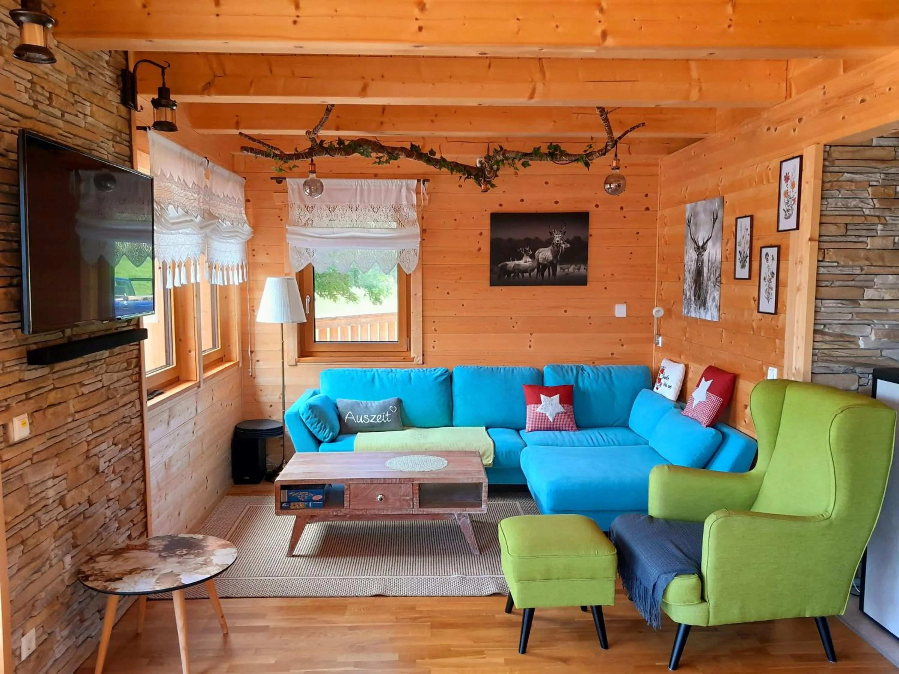 Living room in Auszeit Almhaus Schmalzbauer