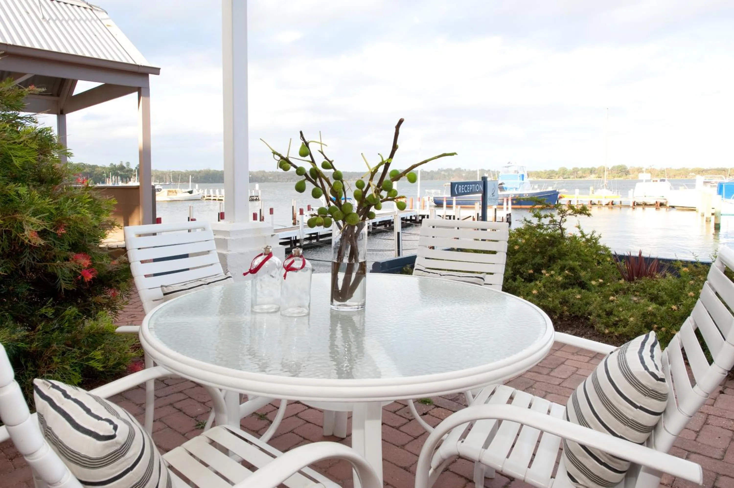 Lake view in The Moorings at Metung