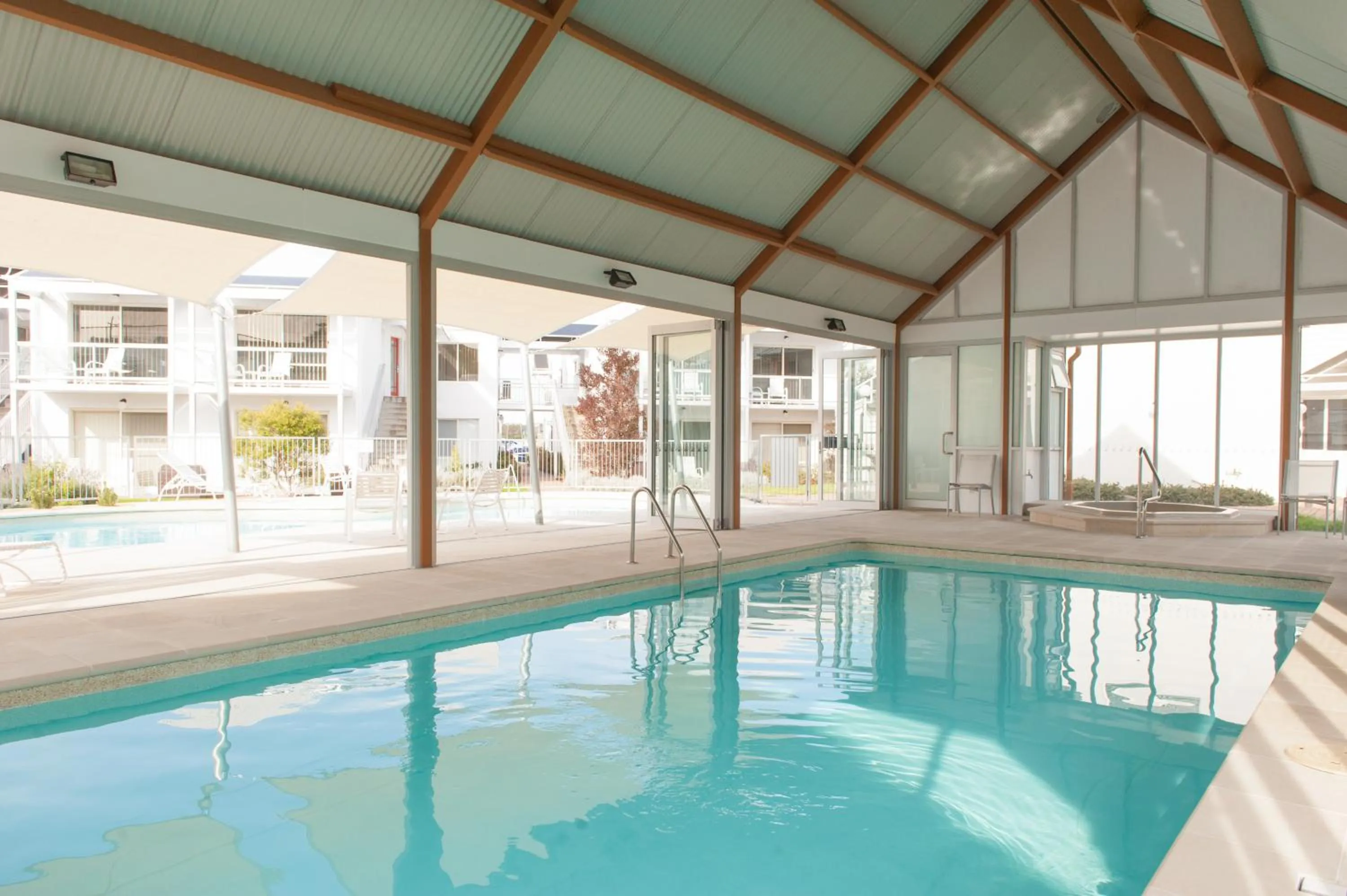 Swimming pool in The Moorings at Metung