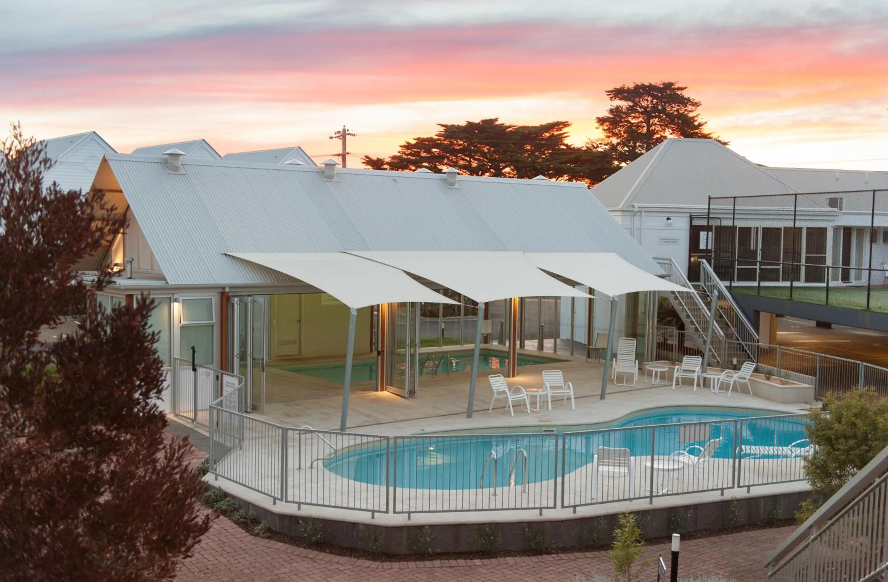 Swimming pool in The Moorings at Metung