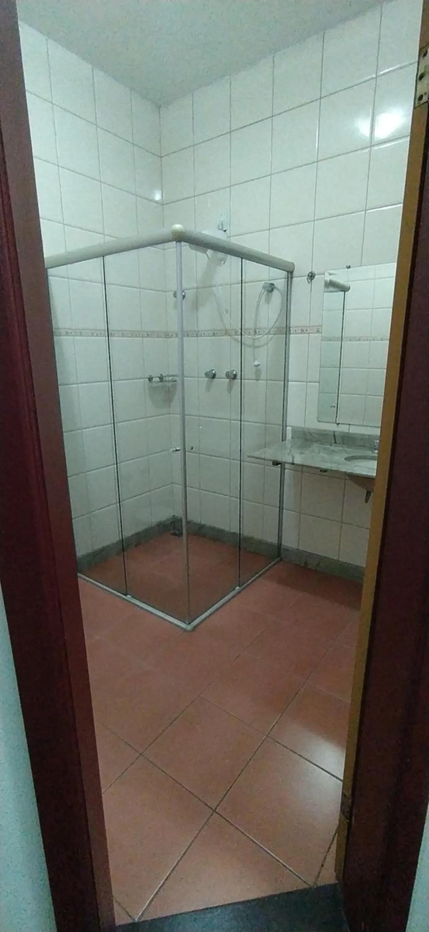 Bathroom in Trilhas de Minas Hostel Camping