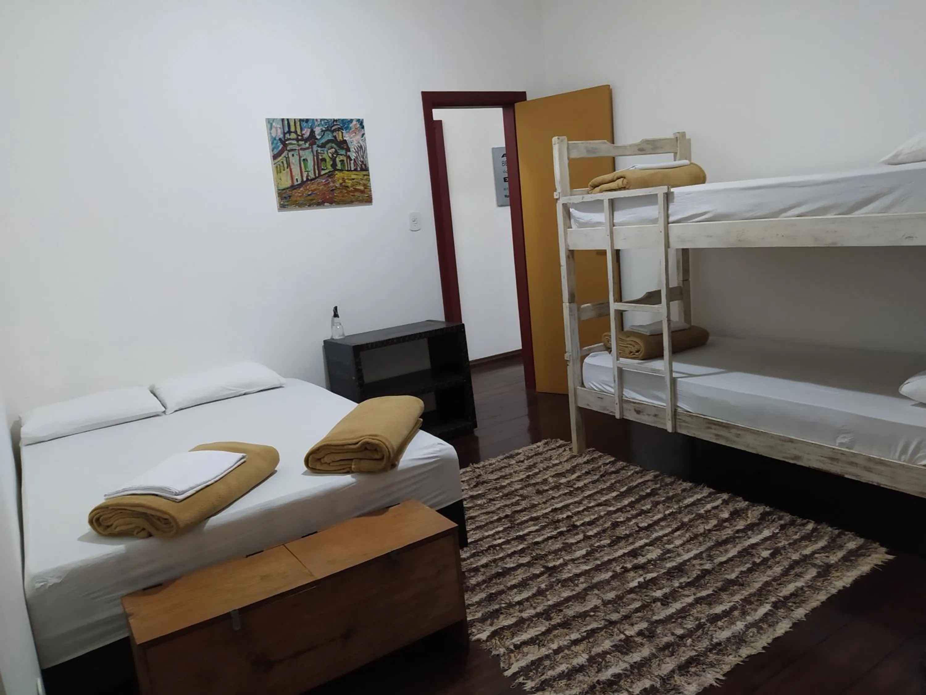 Bed in Trilhas de Minas Hostel Camping