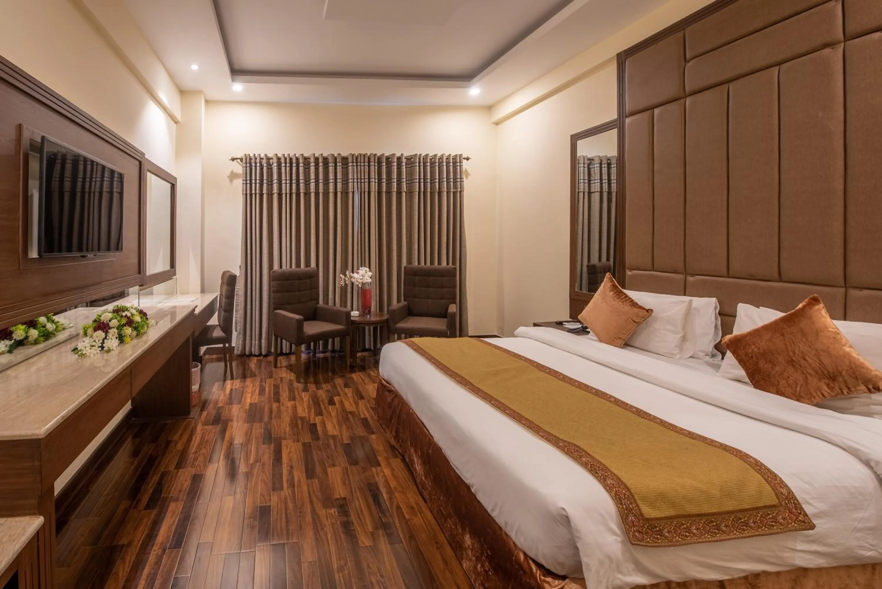 Bed in Legend Hotel Islamabad