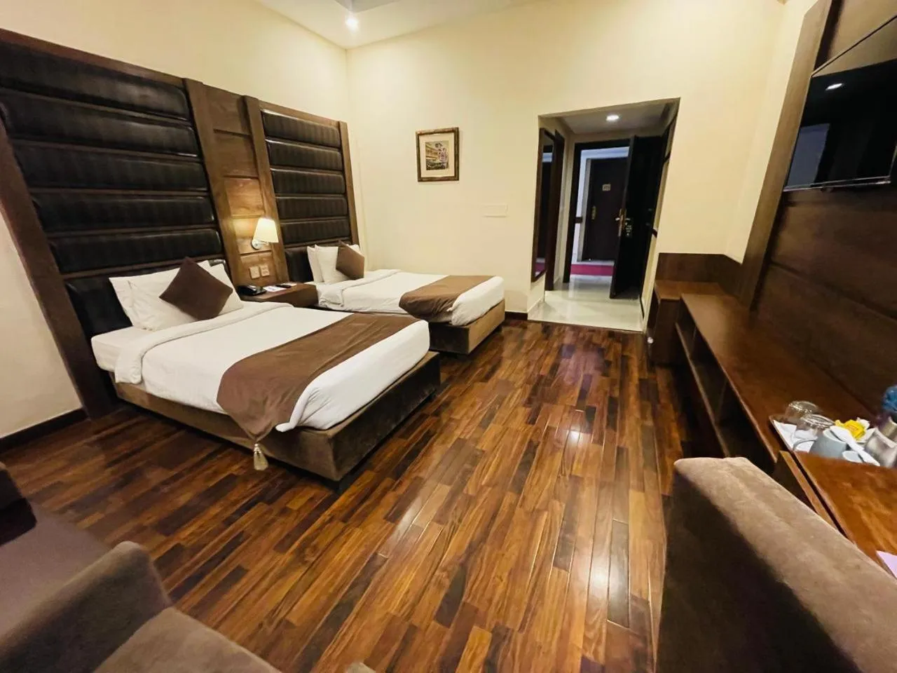 Bed in Legend Hotel Islamabad