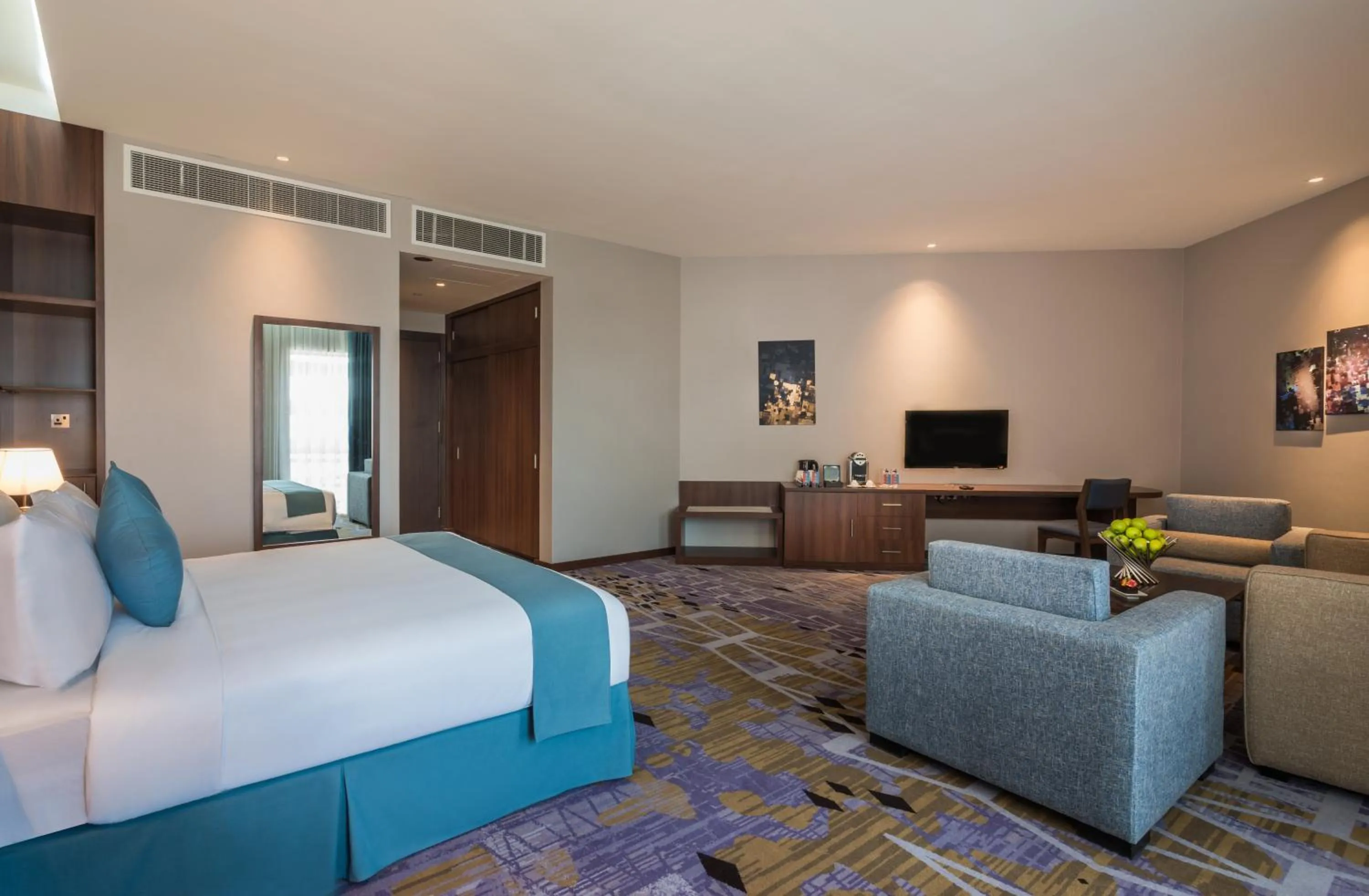 Bed in Art View Hotel - Riyadh Convention & Exhibition Center