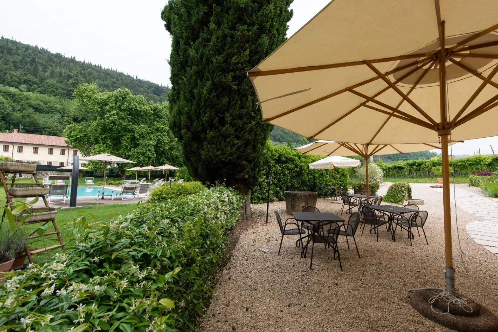 Patio in B&B Corte Jago