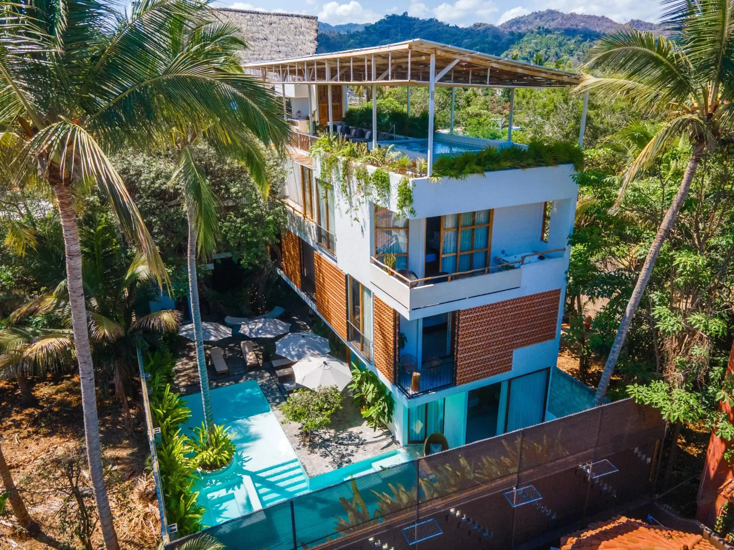 Property building in Agua de Luna Hotel Boutique, San Pancho Nayarit Property building in Agua de Luna Hotel Boutique, San Pancho Nayarit