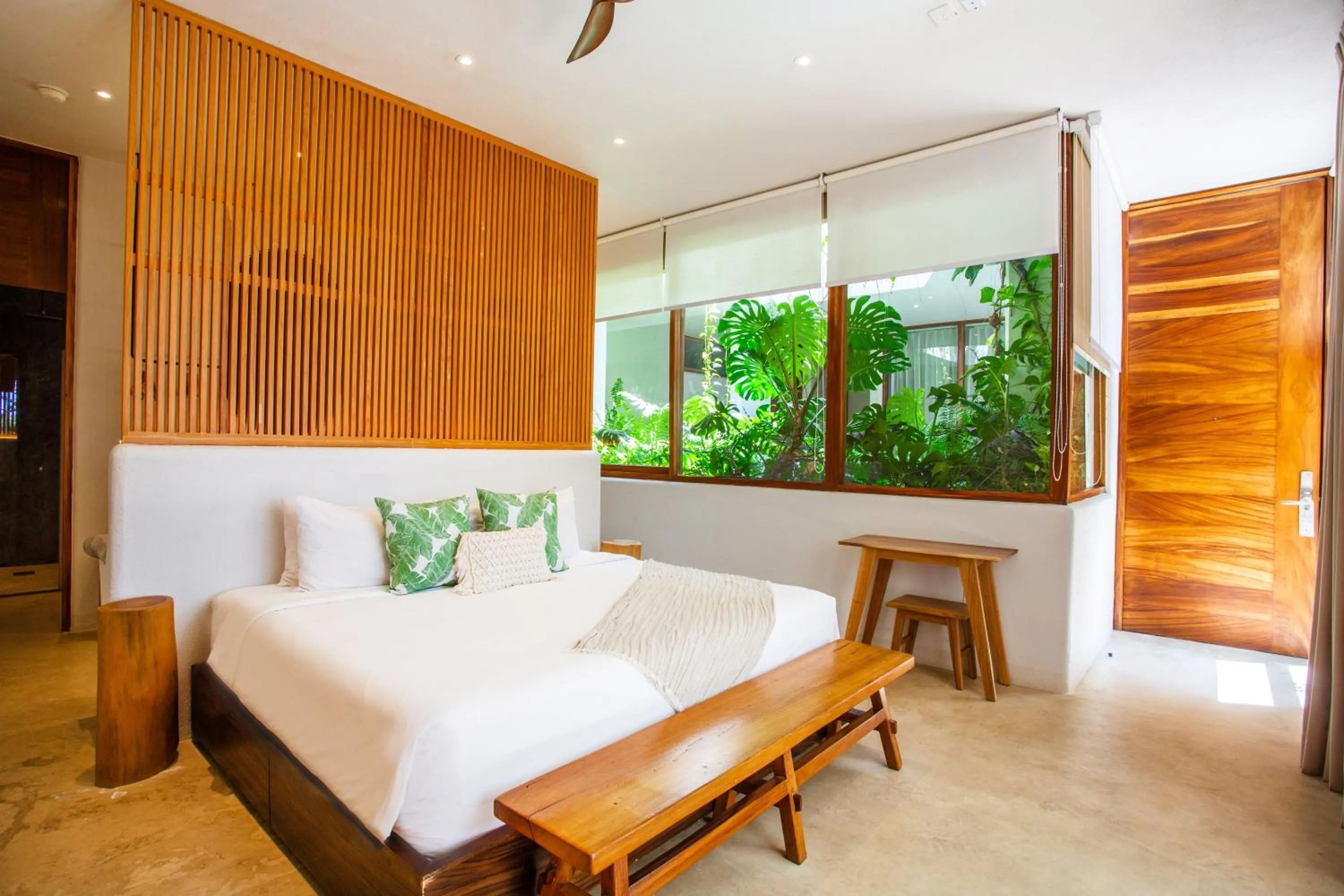 Bed in Agua de Luna Hotel Boutique, San Pancho Nayarit