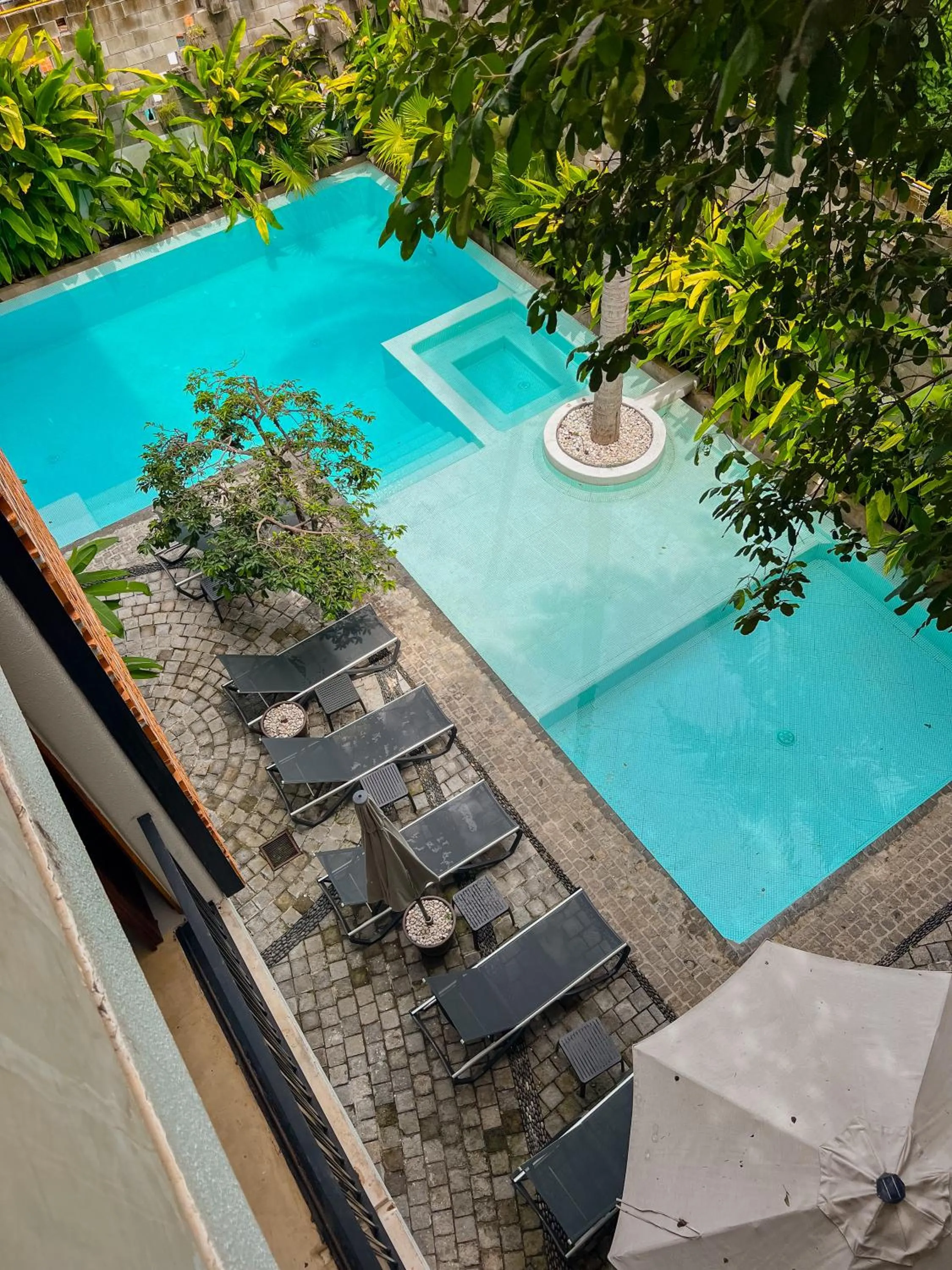 Swimming pool in Agua de Luna Hotel Boutique, San Pancho Nayarit