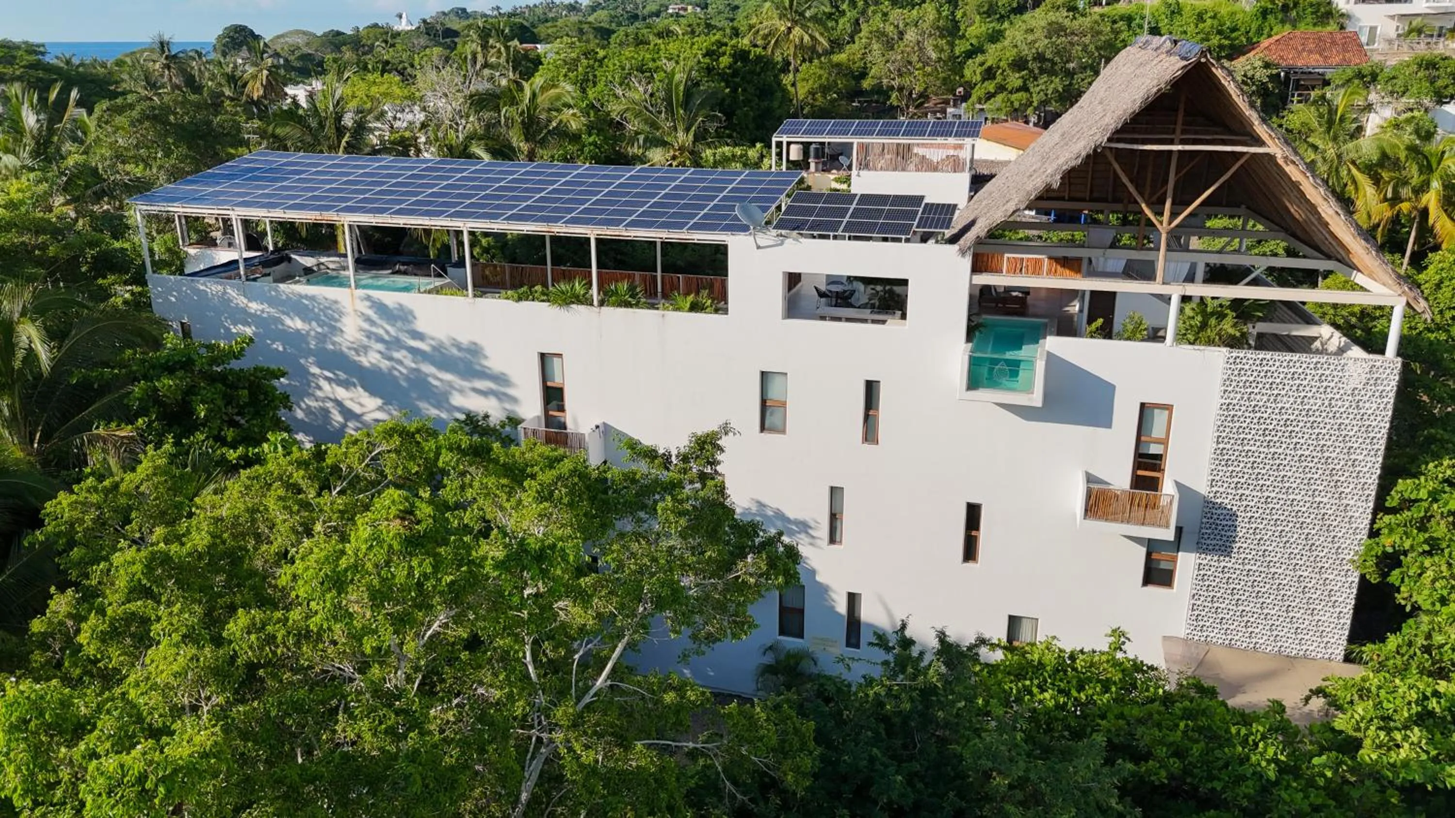 Property building in Agua de Luna Hotel Boutique, San Pancho Nayarit