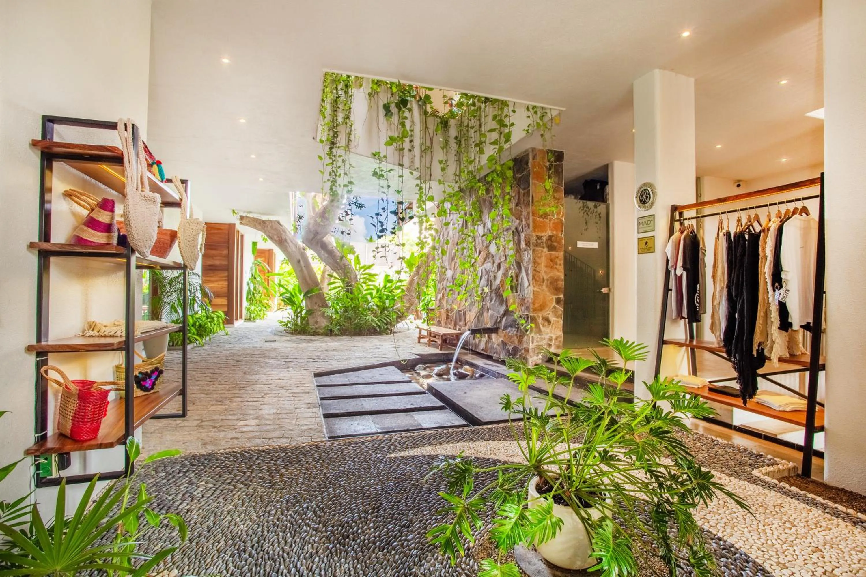 Garden in Agua de Luna Hotel Boutique, San Pancho Nayarit