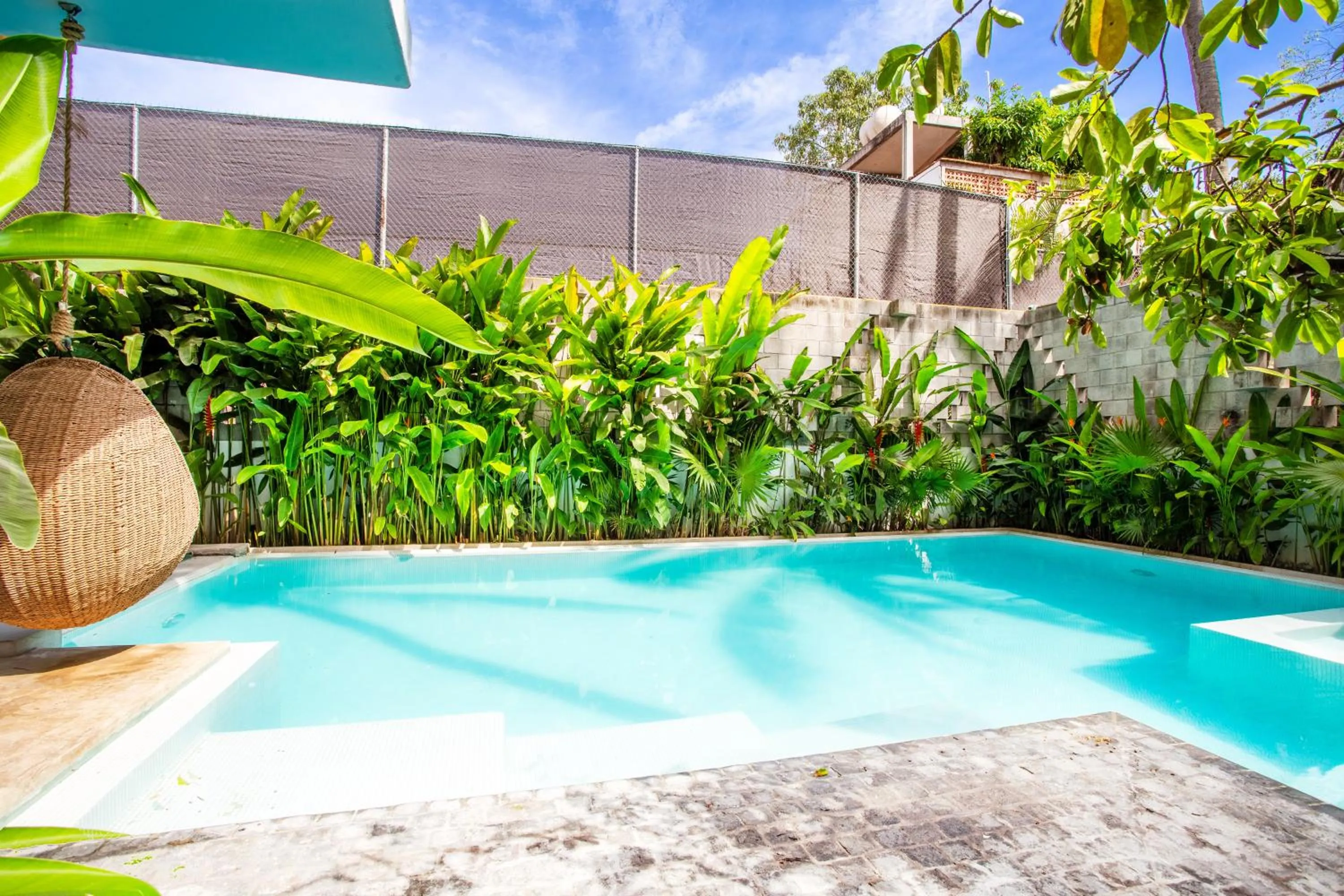 Garden in Agua de Luna Hotel Boutique, San Pancho Nayarit