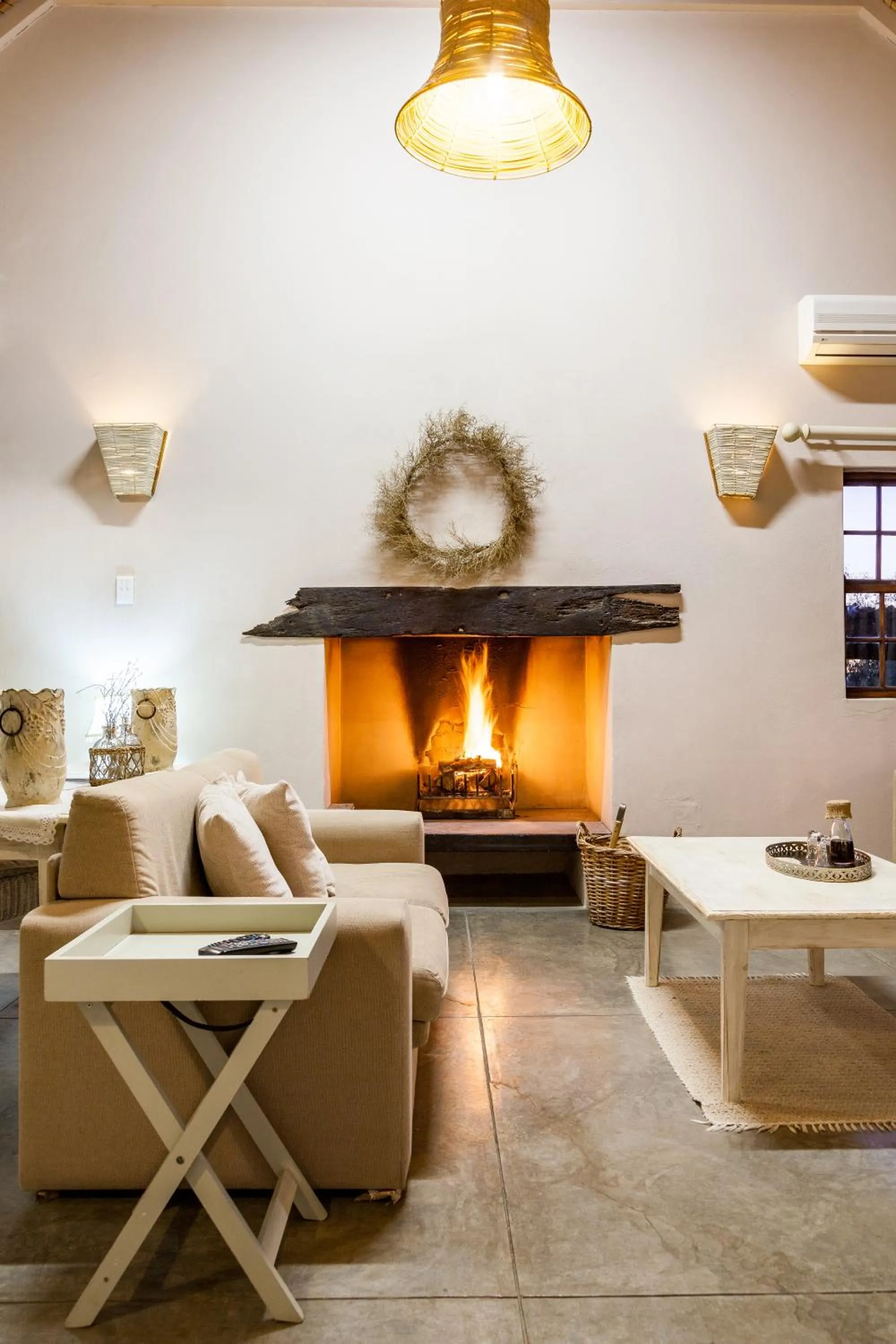 Living room in Karoo View Cottages