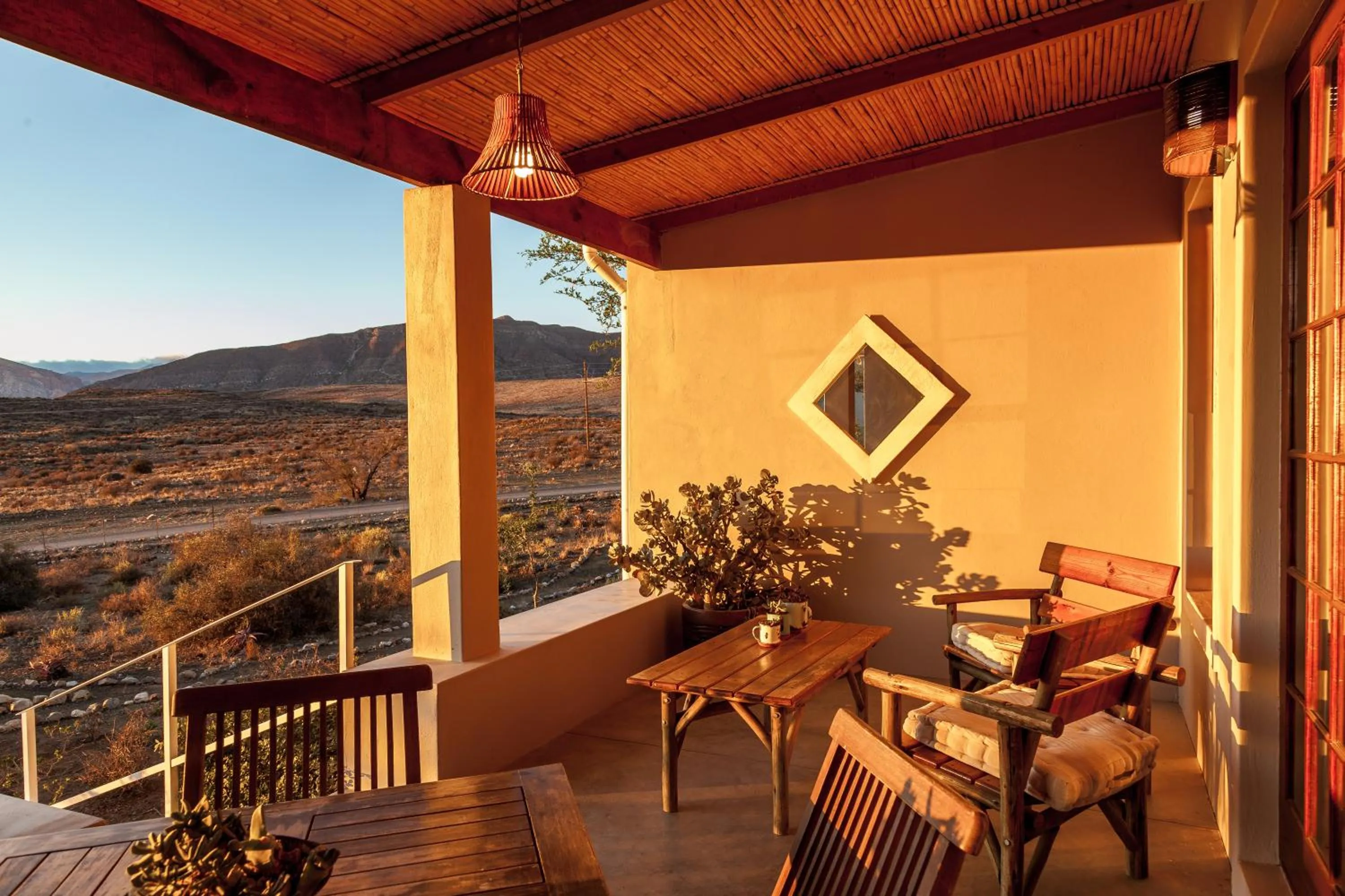 Natural landscape in Karoo View Cottages
