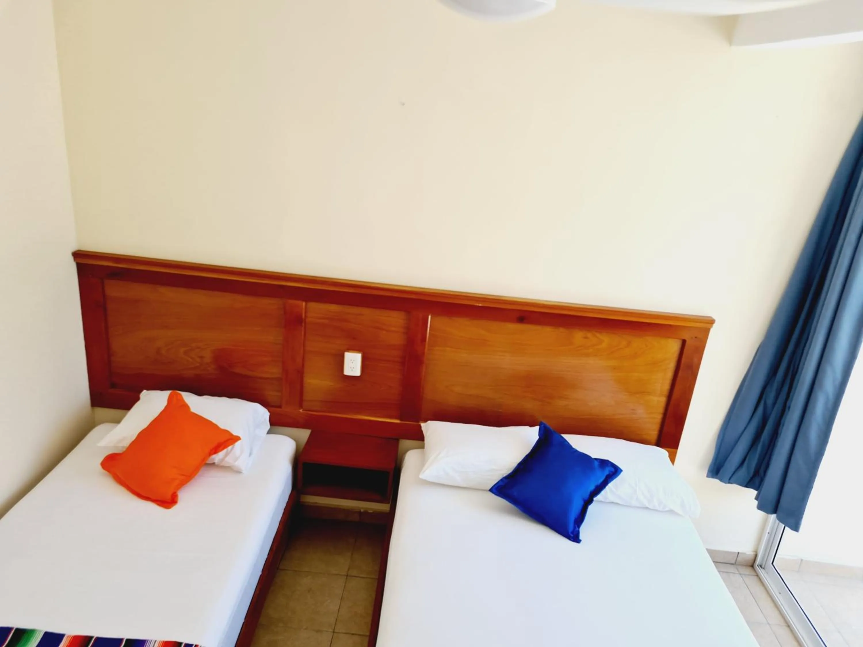 Bedroom, Bed in Hotel Machos Mahahual