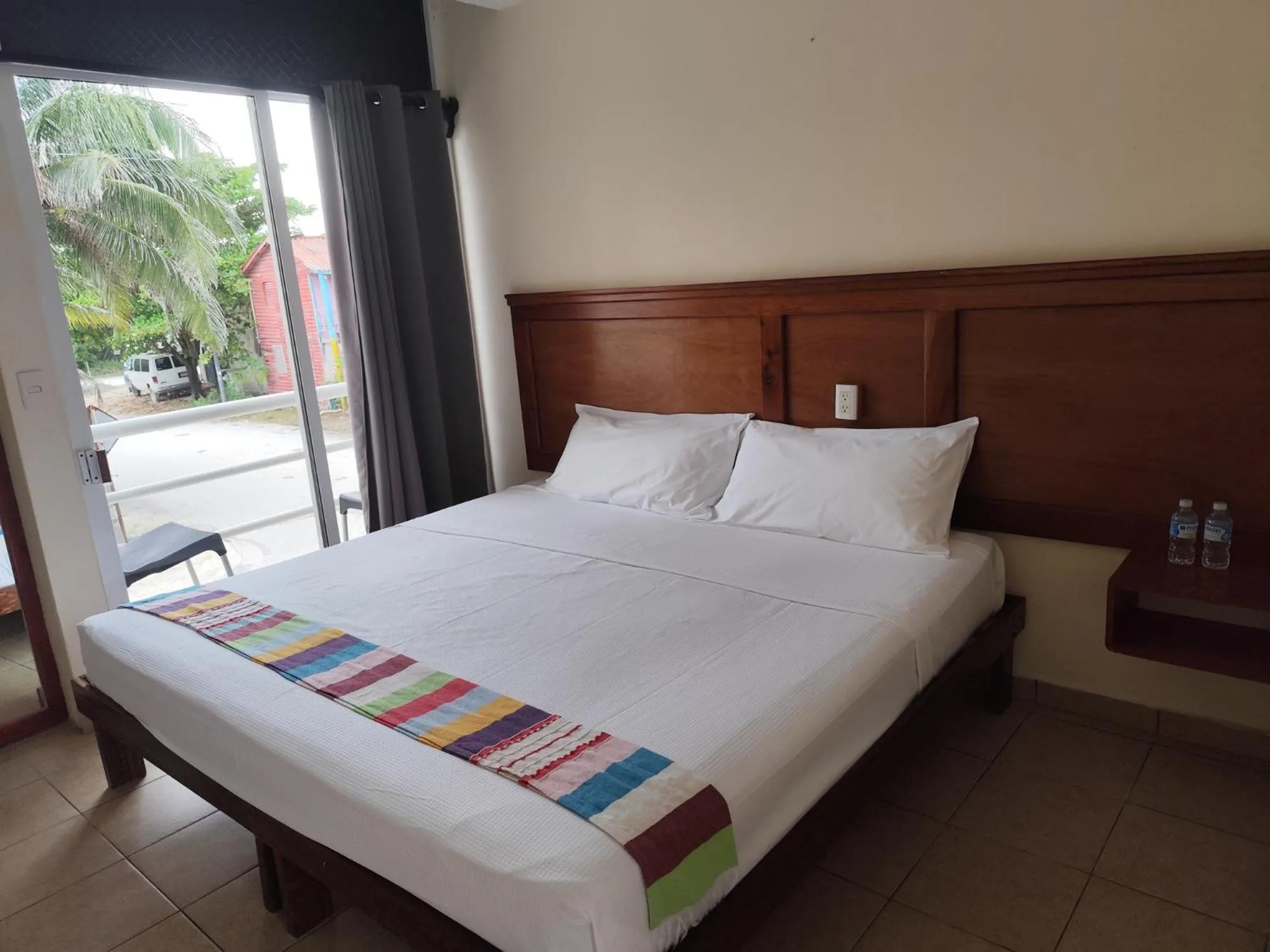 Bed in Hotel Machos Mahahual