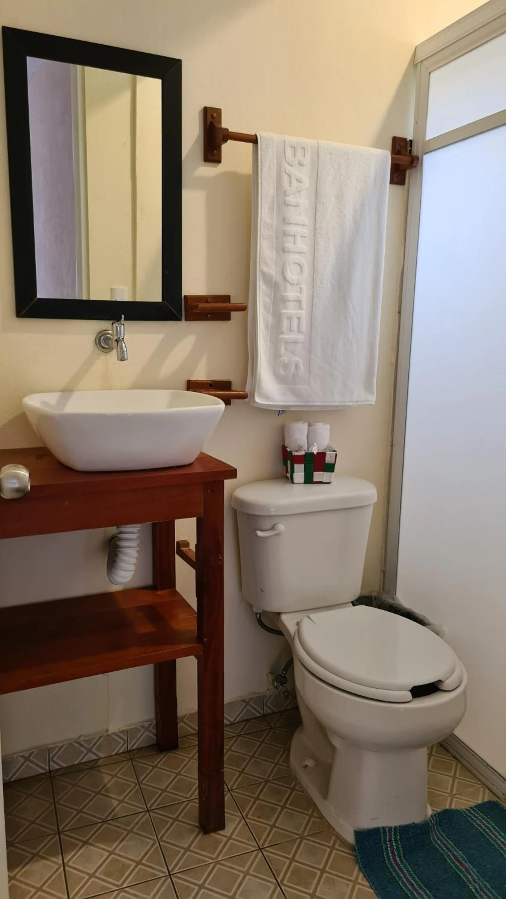 Bathroom in Hotel Machos Mahahual