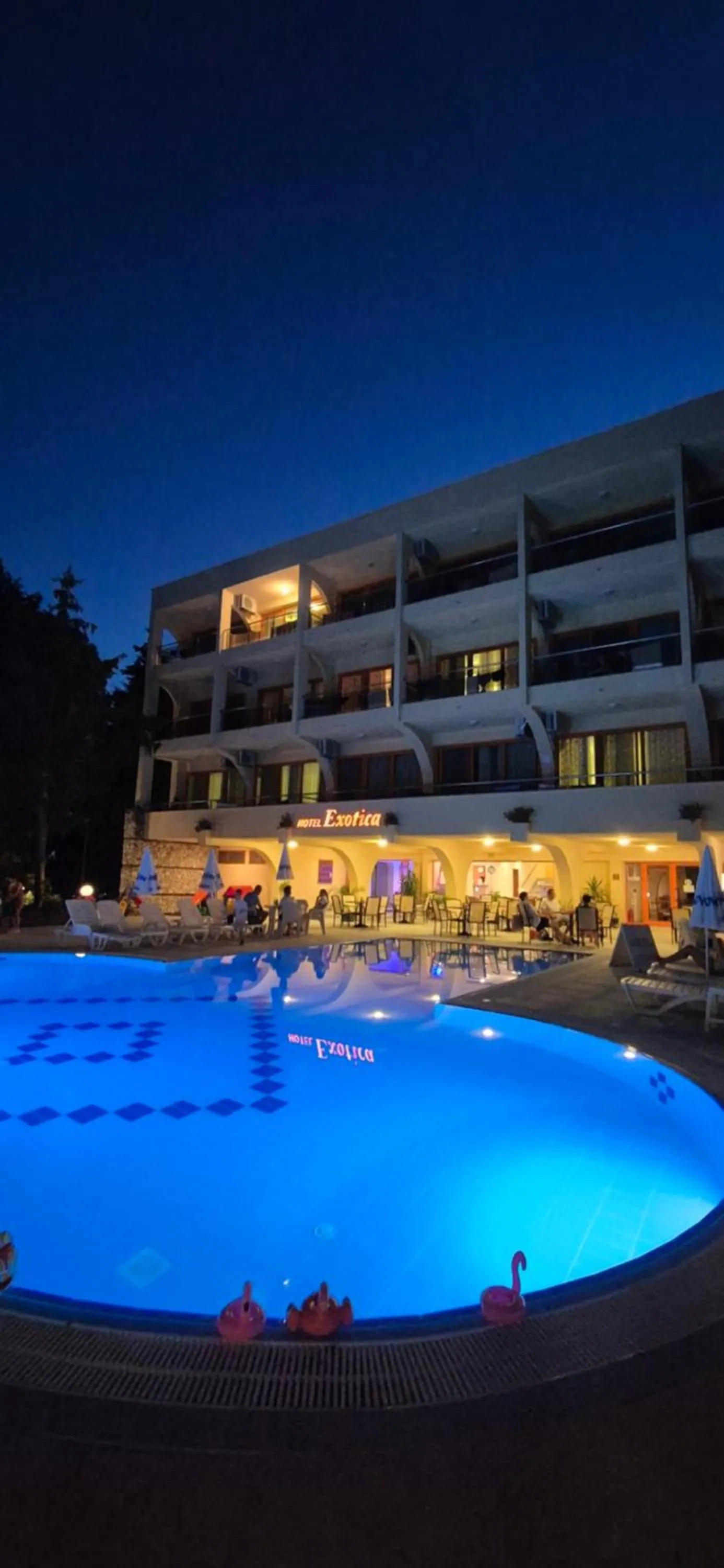 Property building in Hotel Exotica