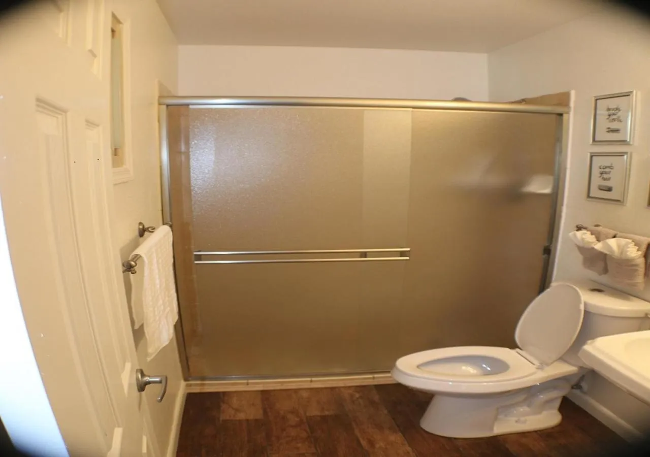 Shower in Tempe Escape with Heated Pool, Billiards & Firepit Fun