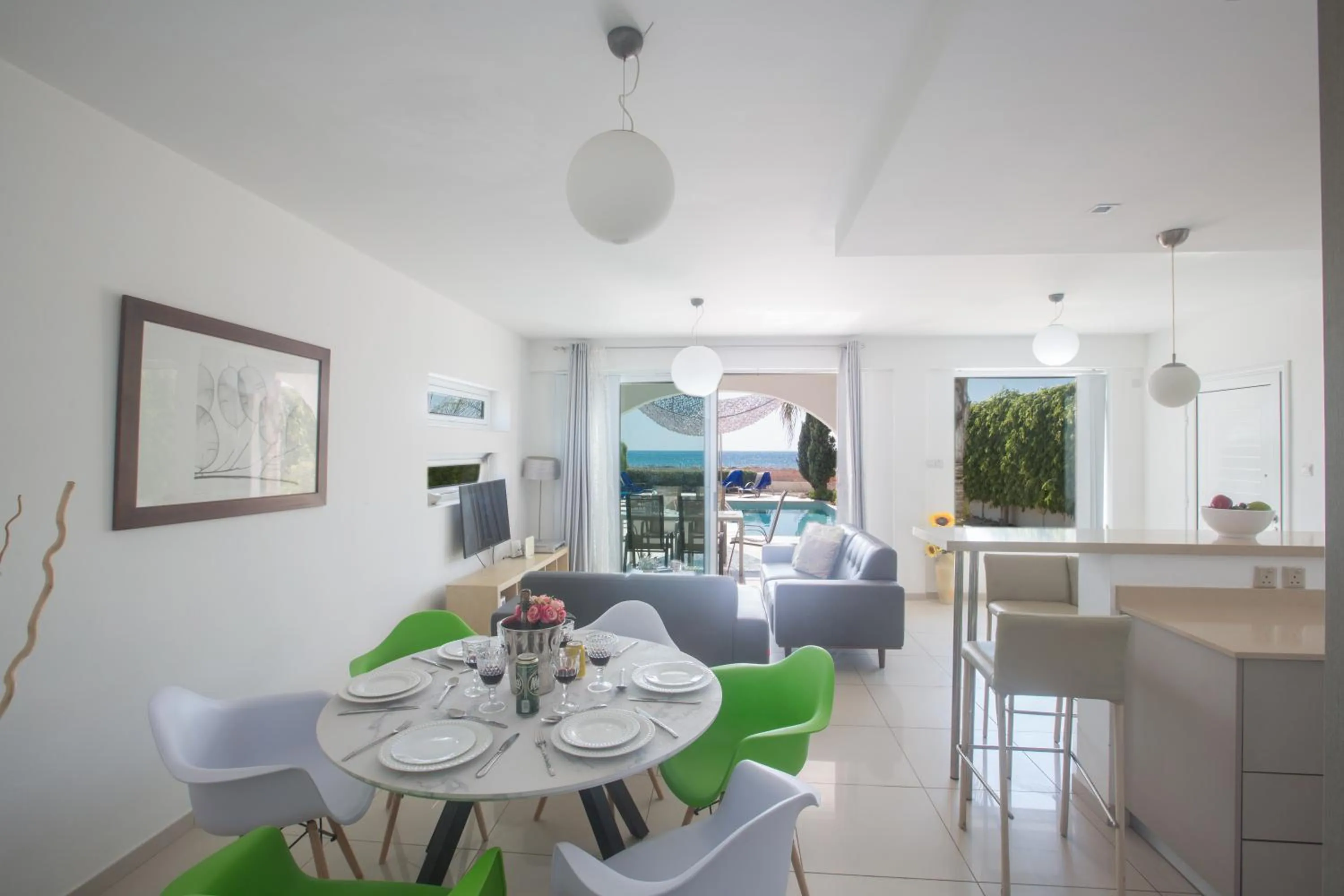 Living room in Sunrise Villa 12